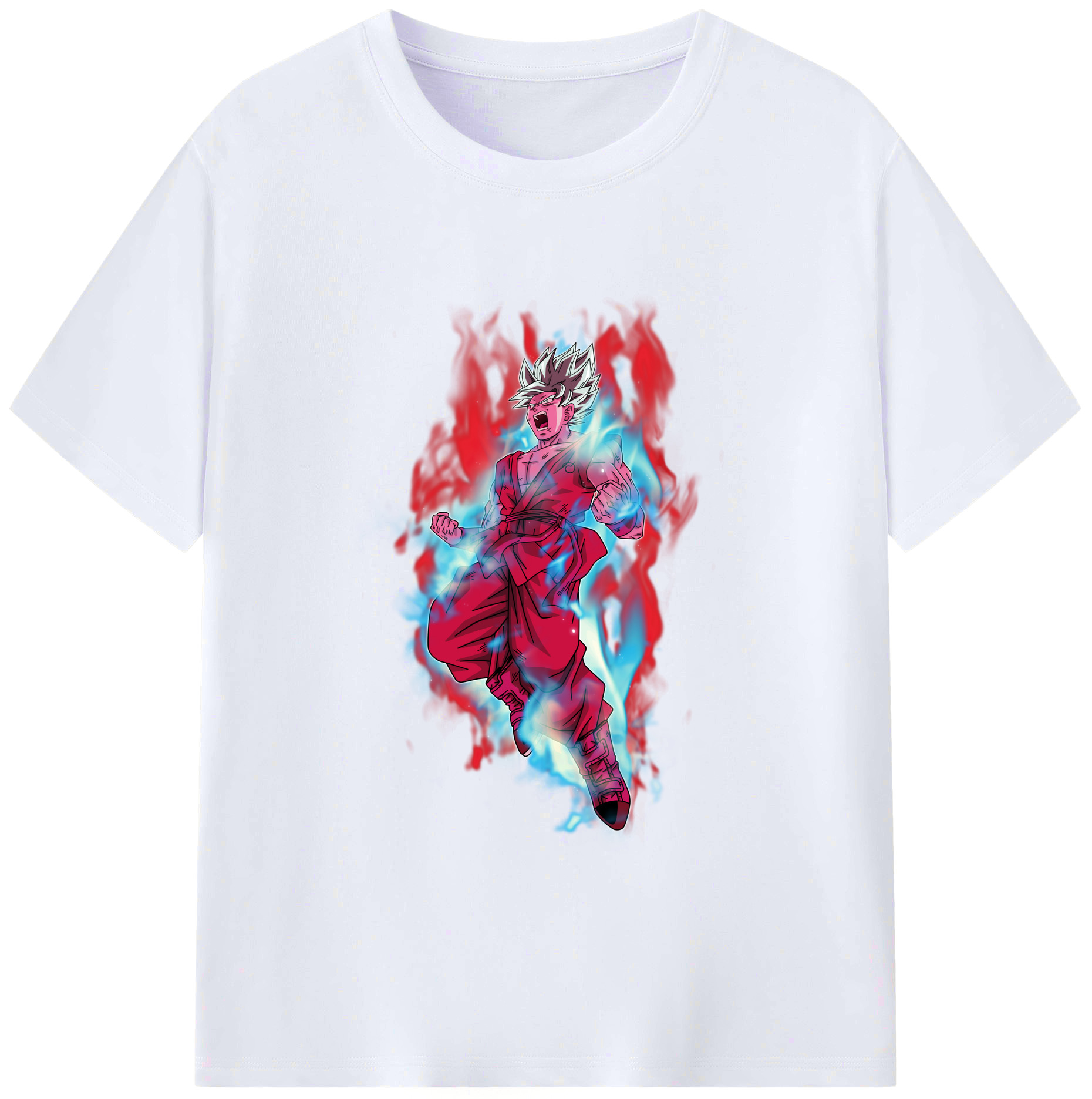 （画像用） ドラゴンボール 孫悟空（そん ごくう）Son Goku カカロット DRAGON BALL Kakarotto 綿100％ メンズ半袖Tシャツ｜肌触りやわらか＆通気性