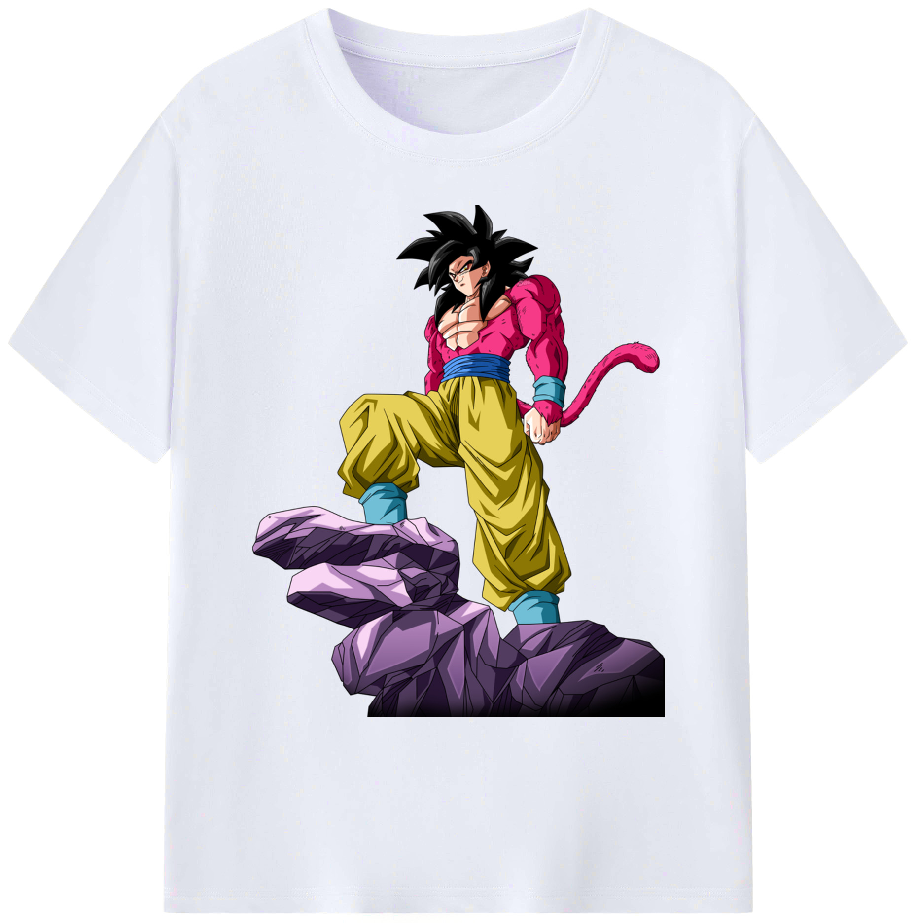 （画像用） ドラゴンボール 孫悟空（そん ごくう）Son Goku カカロット DRAGON BALL Kakarotto 綿100％ メンズ半袖Tシャツ｜肌触りやわらか＆通気性