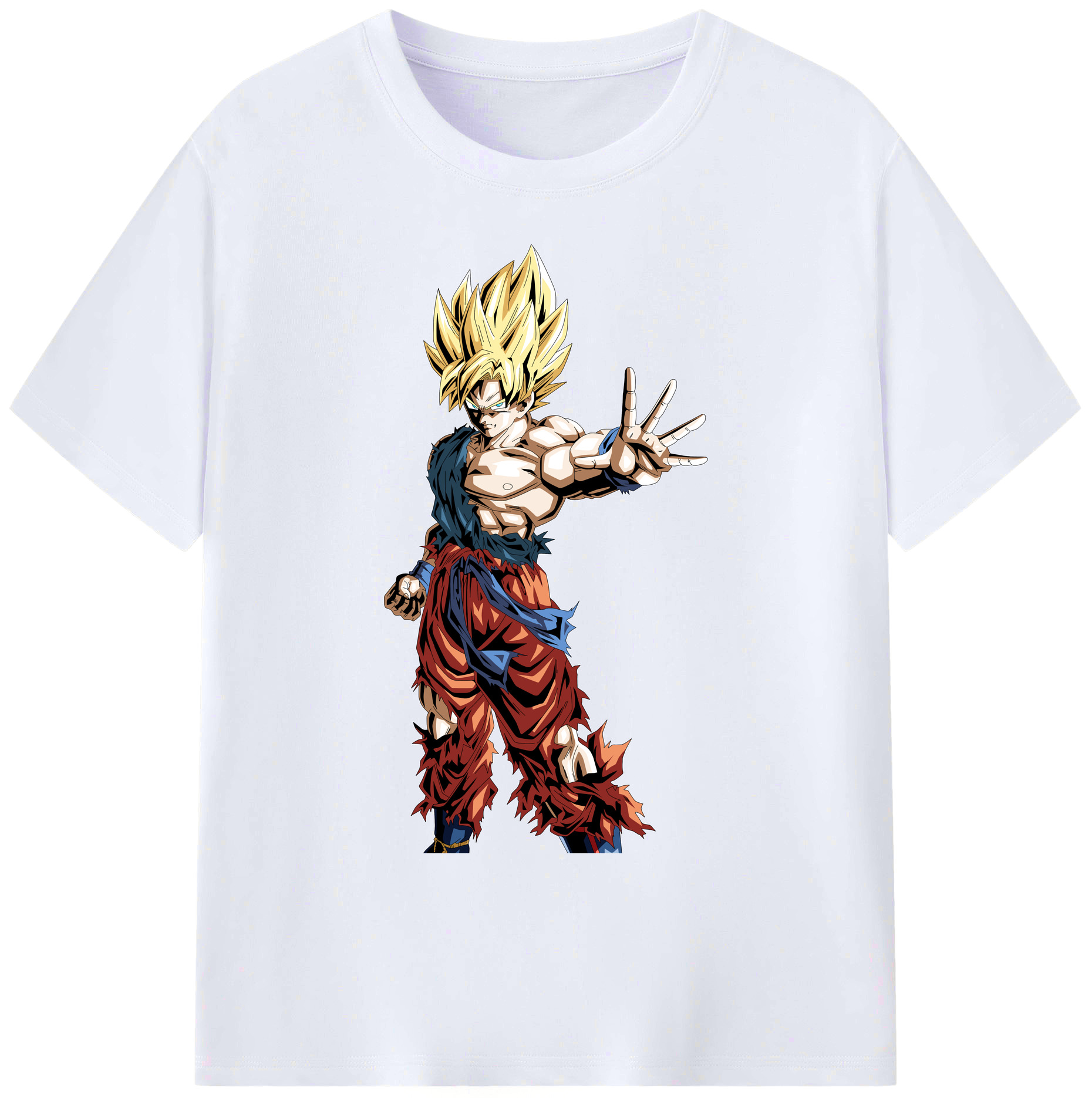 （画像用） ドラゴンボール 孫悟空（そん ごくう）Son Goku カカロット DRAGON BALL Kakarotto 綿100％ メンズ半袖Tシャツ｜肌触りやわらか＆通気性