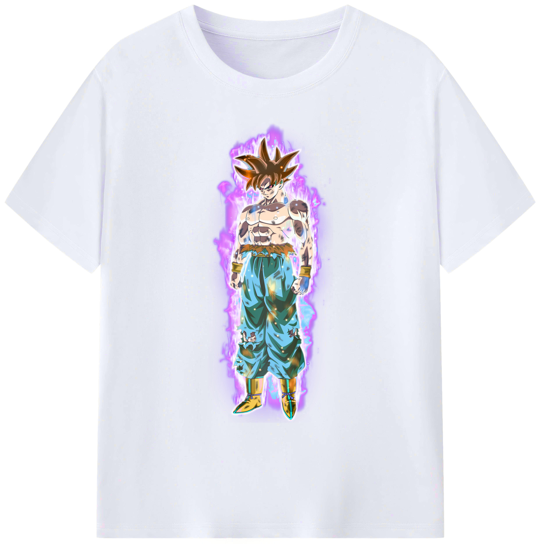 （画像用） ドラゴンボール 孫悟空（そん ごくう）Son Goku カカロット DRAGON BALL Kakarotto 綿100％ メンズ半袖Tシャツ｜肌触りやわらか＆通気性