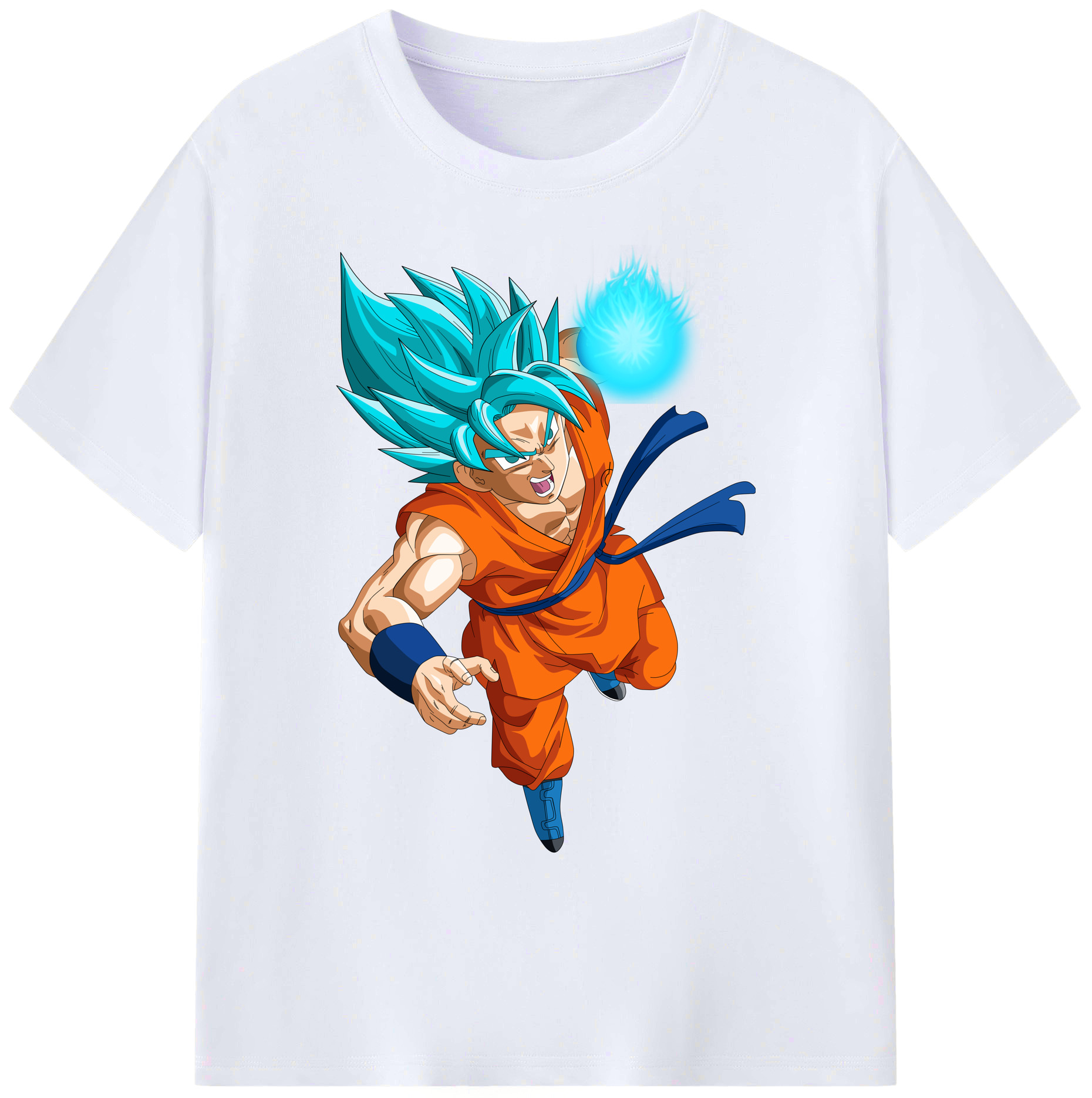 （画像用） ドラゴンボール 孫悟空（そん ごくう）Son Goku カカロット DRAGON BALL Kakarotto 綿100％ メンズ半袖Tシャツ｜肌触りやわらか＆通気性
