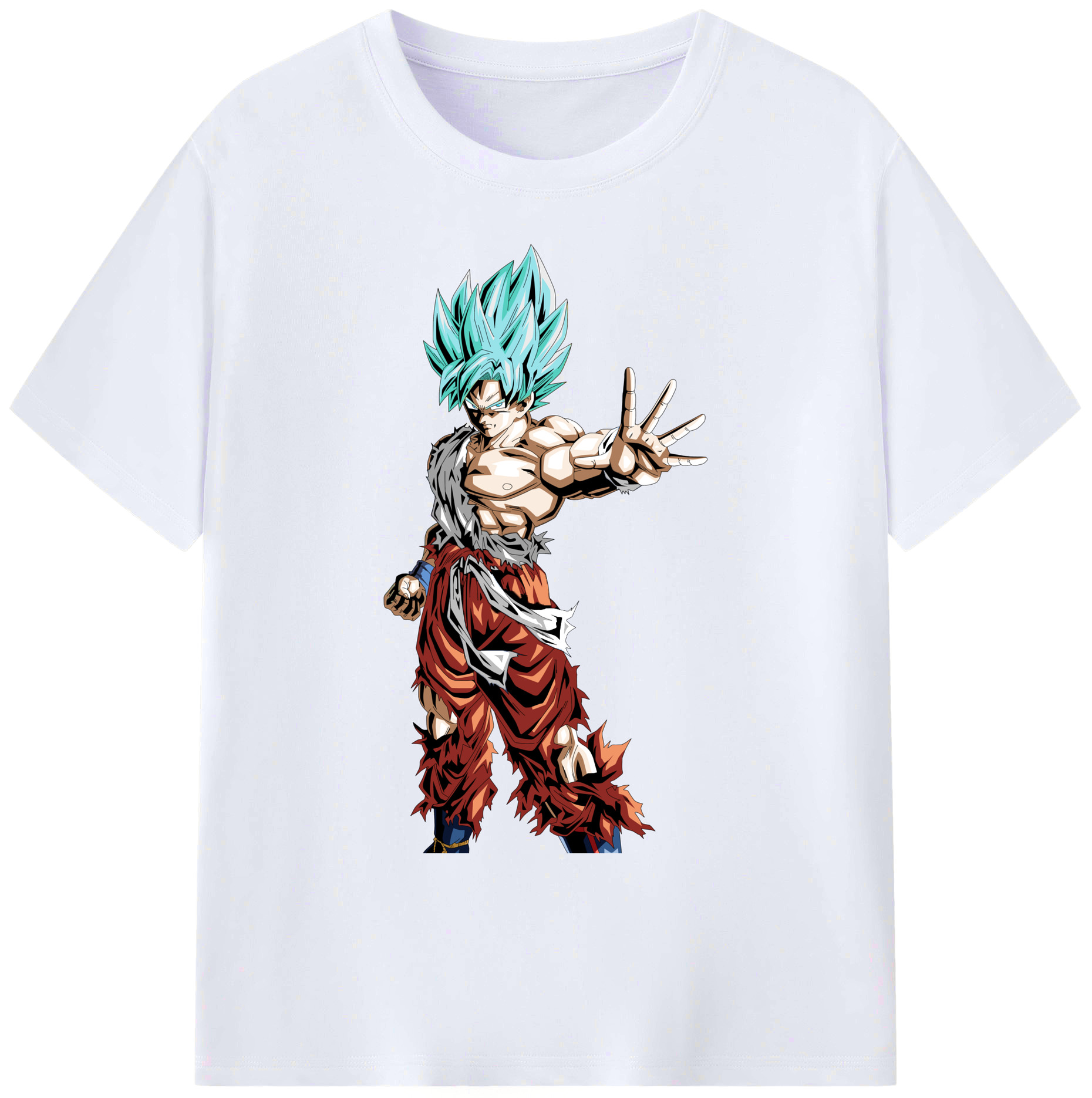 （画像用） ドラゴンボール 孫悟空（そん ごくう）Son Goku カカロット DRAGON BALL Kakarotto 綿100％ メンズ半袖Tシャツ｜肌触りやわらか＆通気性