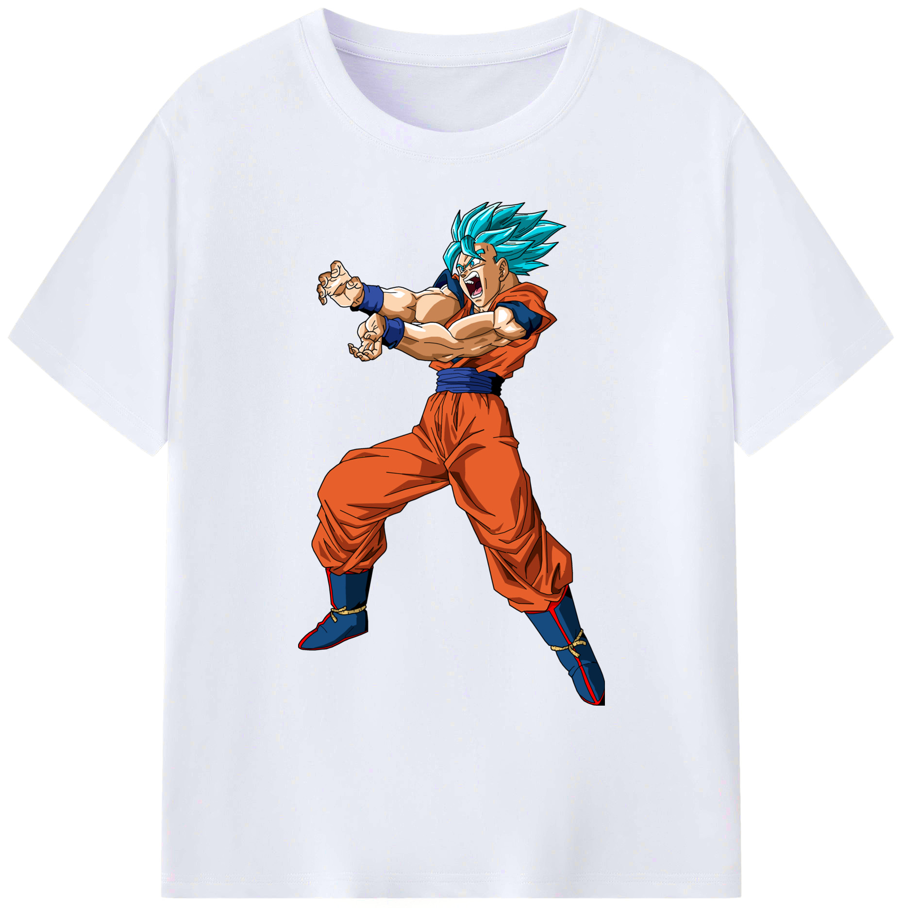 （画像用） ドラゴンボール 孫悟空（そん ごくう）Son Goku カカロット DRAGON BALL Kakarotto 綿100％ メンズ半袖Tシャツ｜肌触りやわらか＆通気性