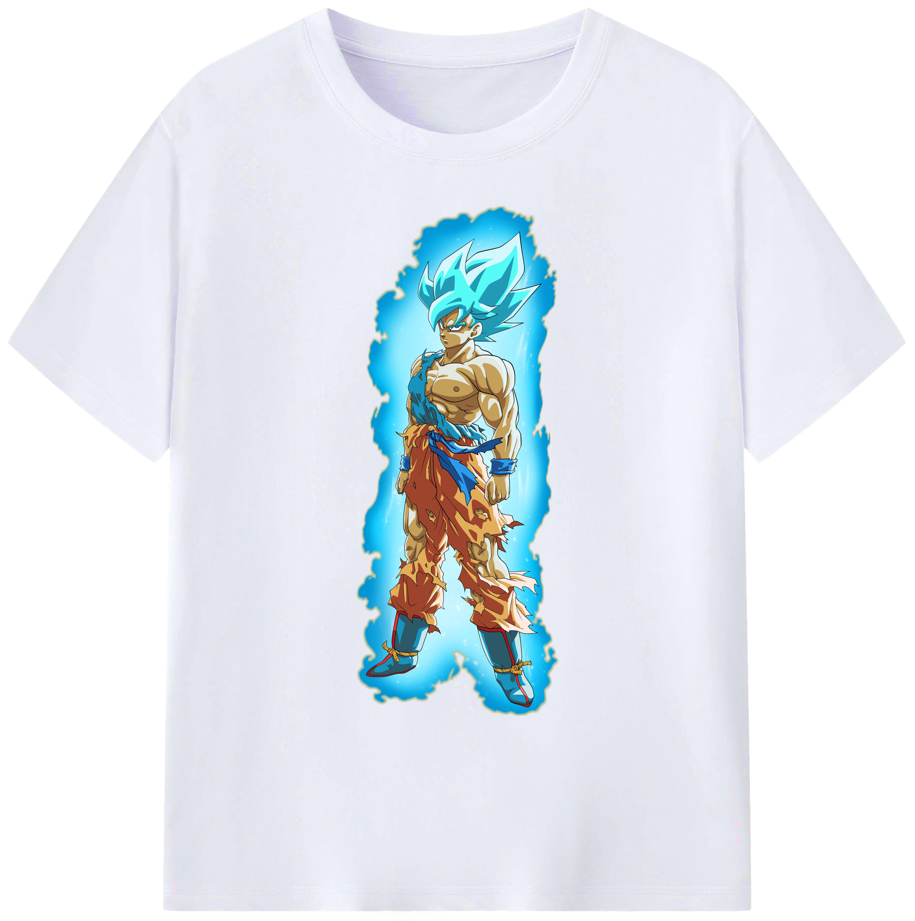（画像用） ドラゴンボール 孫悟空（そん ごくう）Son Goku カカロット DRAGON BALL Kakarotto 綿100％ メンズ半袖Tシャツ｜肌触りやわらか＆通気性