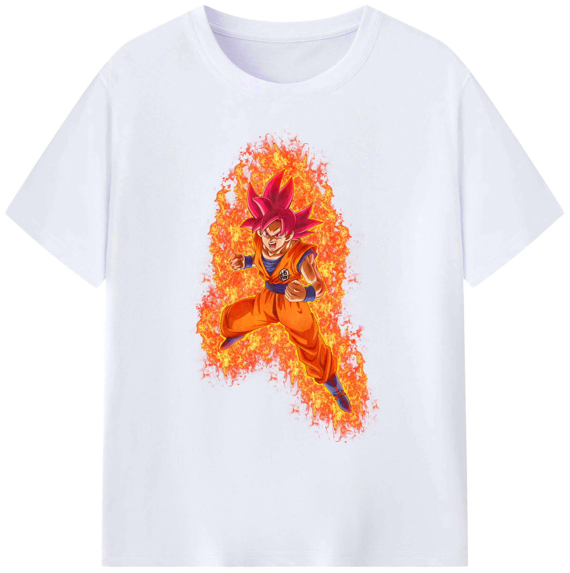 （画像用） ドラゴンボール 孫悟空（そん ごくう）Son Goku カカロット DRAGON BALL Kakarotto 綿100％ メンズ半袖Tシャツ｜肌触りやわらか＆通気性