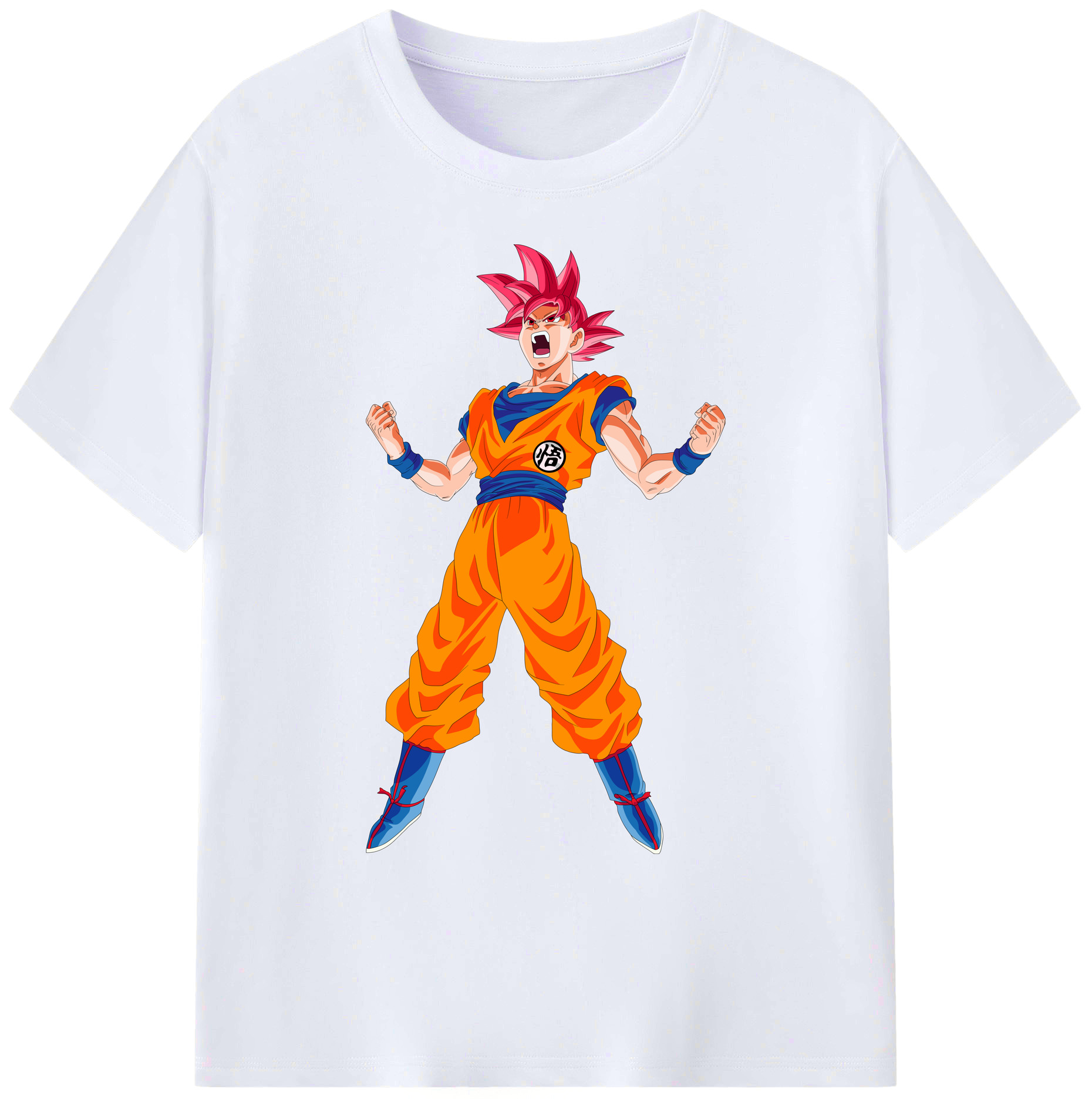 （画像用） ドラゴンボール 孫悟空（そん ごくう）Son Goku カカロット DRAGON BALL Kakarotto 綿100％ メンズ半袖Tシャツ｜肌触りやわらか＆通気性