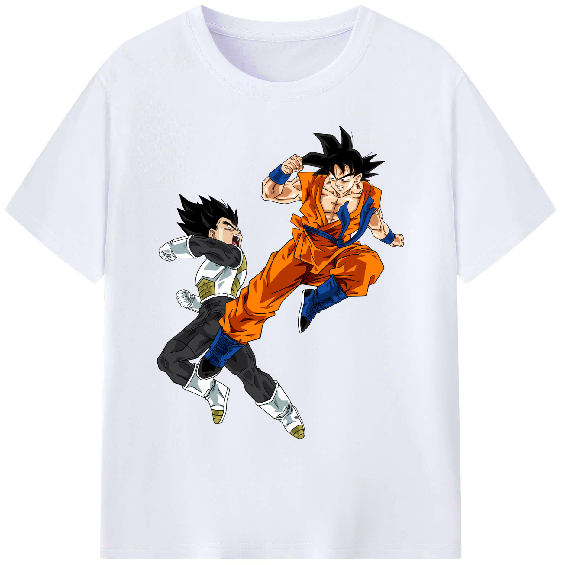（画像用） ドラゴンボール 孫悟空（そん ごくう）Son Goku カカロット DRAGON BALL Kakarotto 綿100％ メンズ半袖Tシャツ｜肌触りやわらか＆通気性