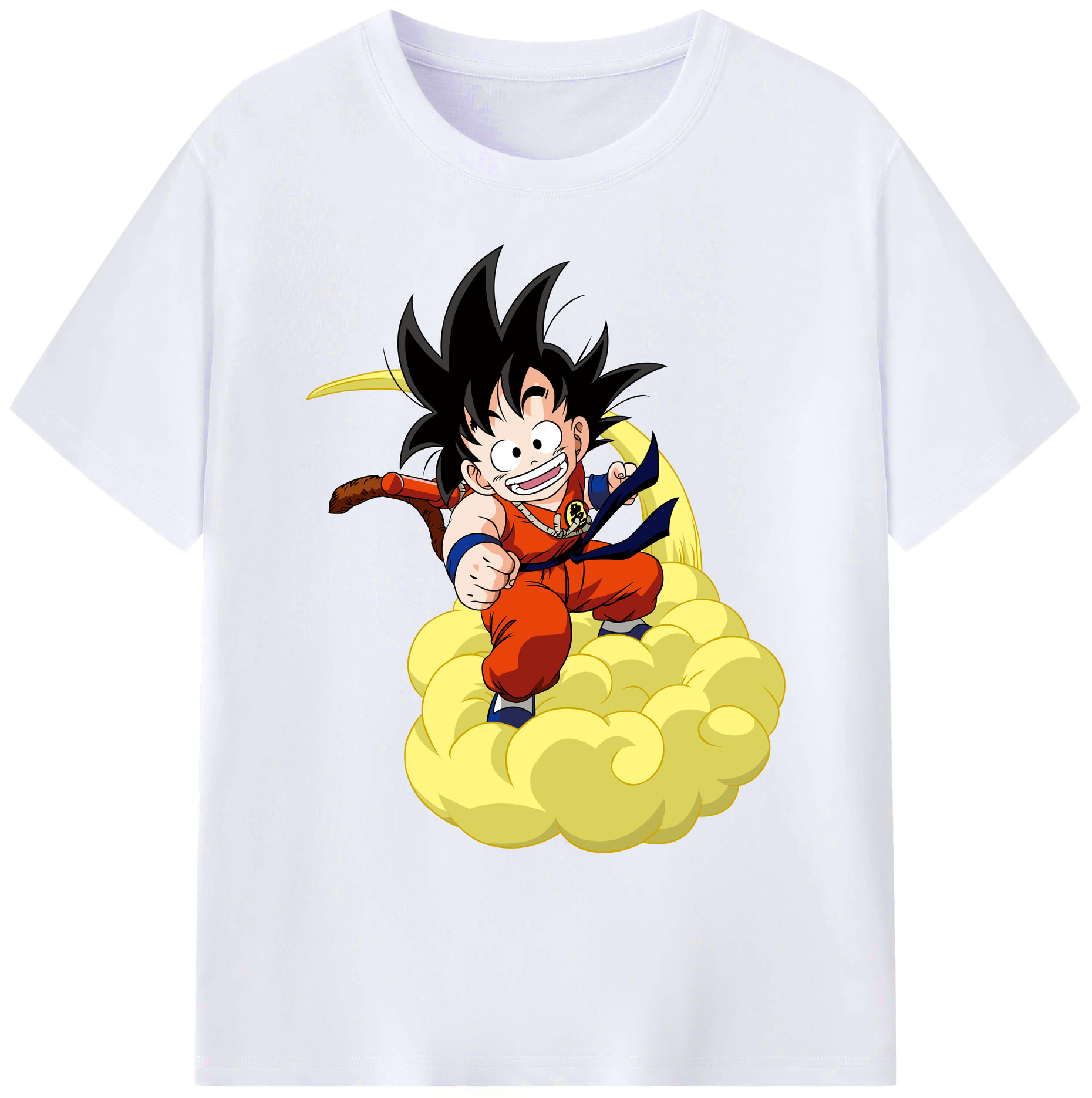 （画像用） ドラゴンボール 孫悟空（そん ごくう）Son Goku カカロット DRAGON BALL Kakarotto 綿100％ メンズ半袖Tシャツ｜肌触りやわらか＆通気性