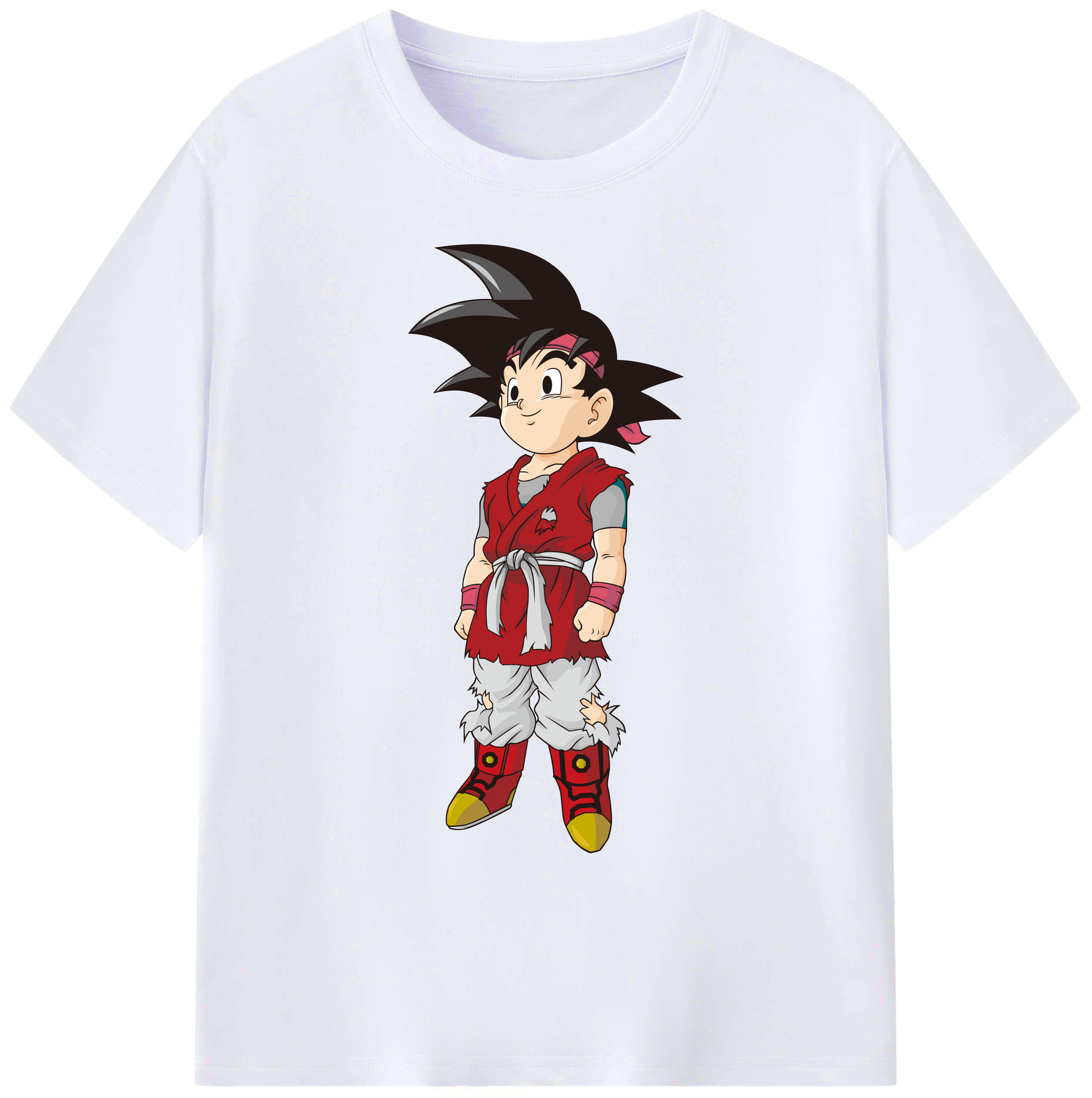 （画像用） ドラゴンボール 孫悟空（そん ごくう）Son Goku カカロット DRAGON BALL Kakarotto 綿100％ メンズ半袖Tシャツ｜肌触りやわらか＆通気性