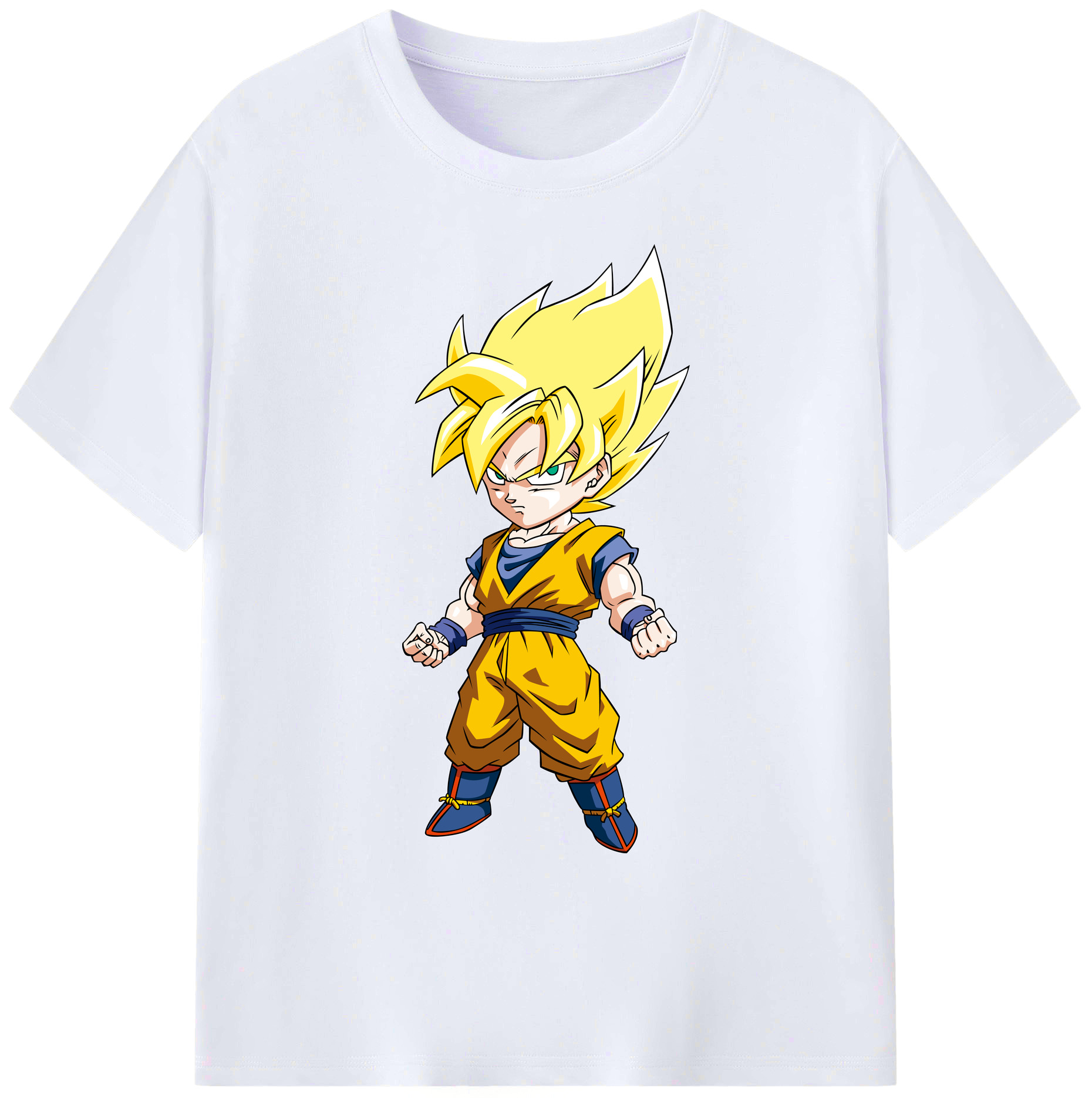 （画像用） ドラゴンボール 孫悟空（そん ごくう）Son Goku カカロット DRAGON BALL Kakarotto 綿100％ メンズ半袖Tシャツ｜肌触りやわらか＆通気性