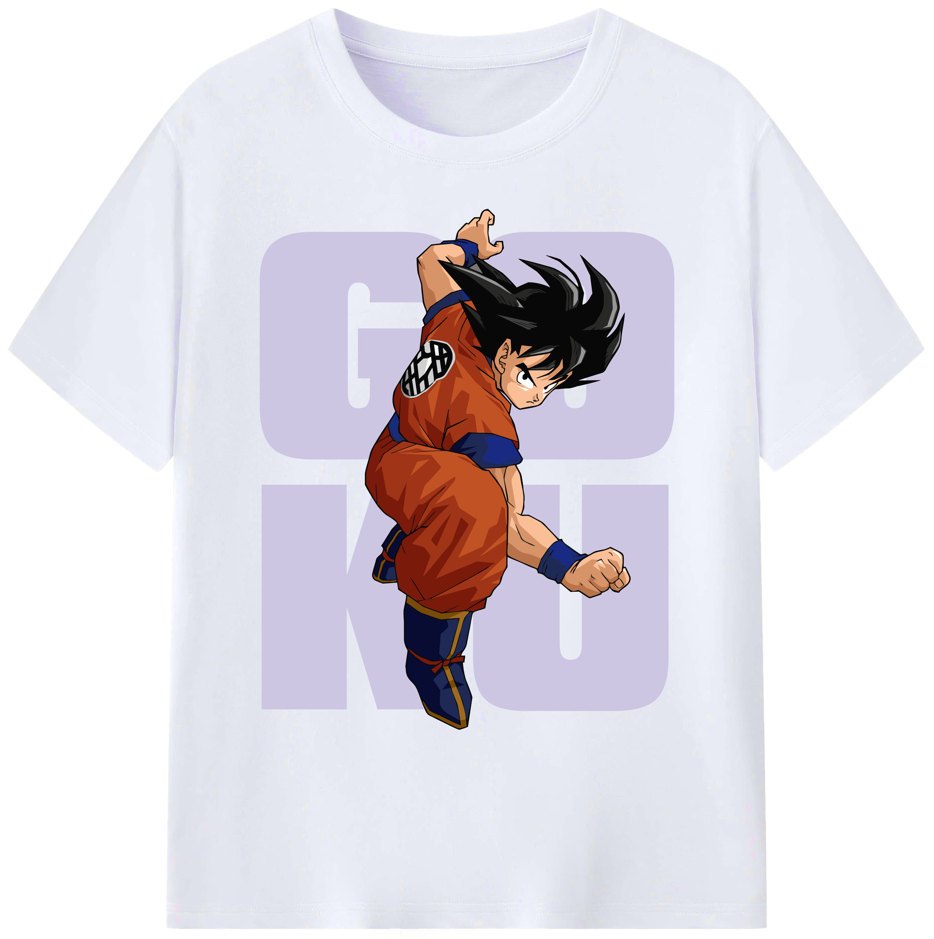 （画像用） ドラゴンボール 孫悟空（そん ごくう）Son Goku カカロット DRAGON BALL Kakarotto 綿100％ メンズ半袖Tシャツ｜肌触りやわらか＆通気性