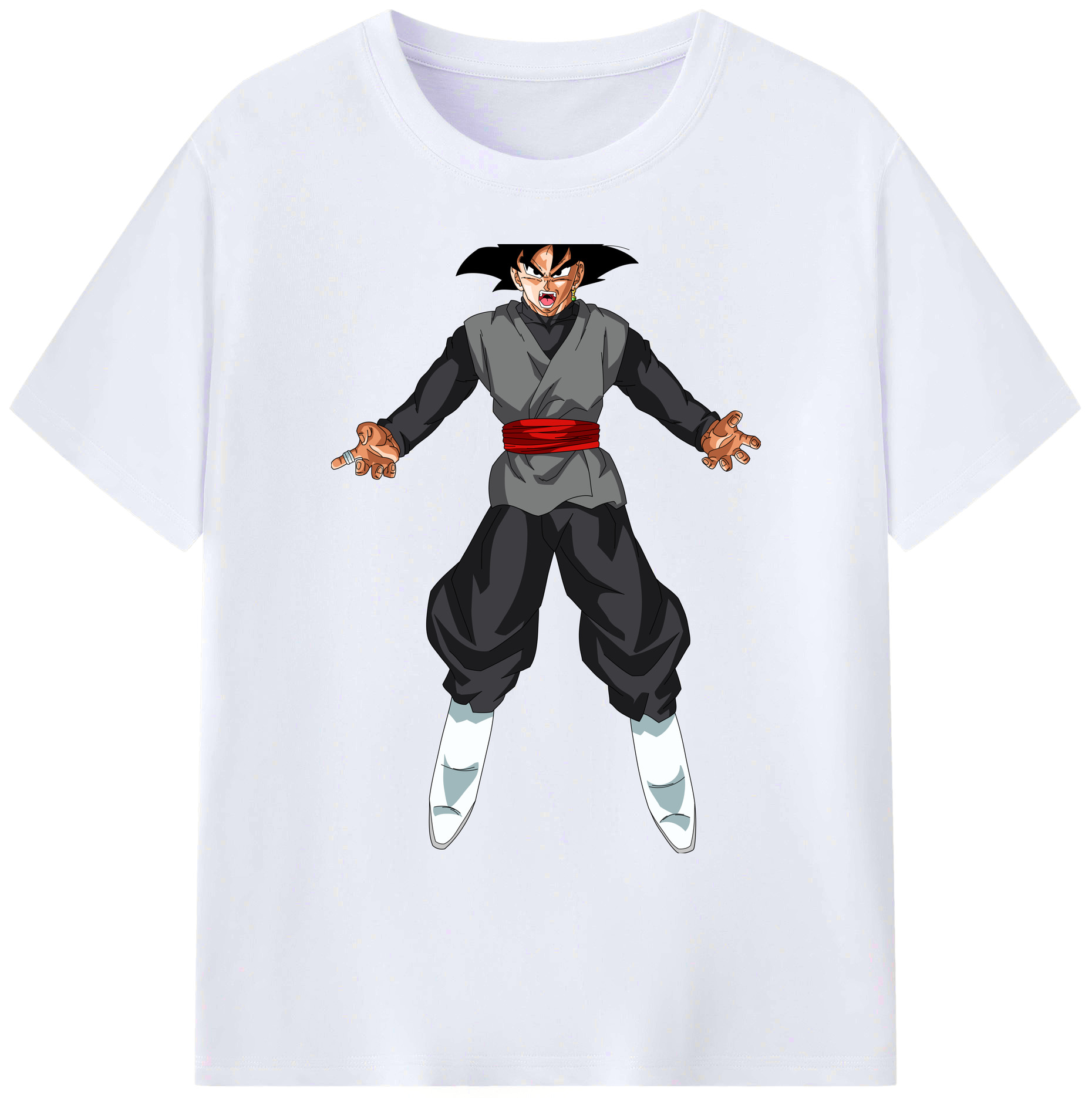 （画像用） ドラゴンボール ベジータ四世（Bejīta Yonsei）DRAGON BALL Vegeta IV 綿100％ メンズ半袖Tシャツ｜肌触りやわらか＆通気性
