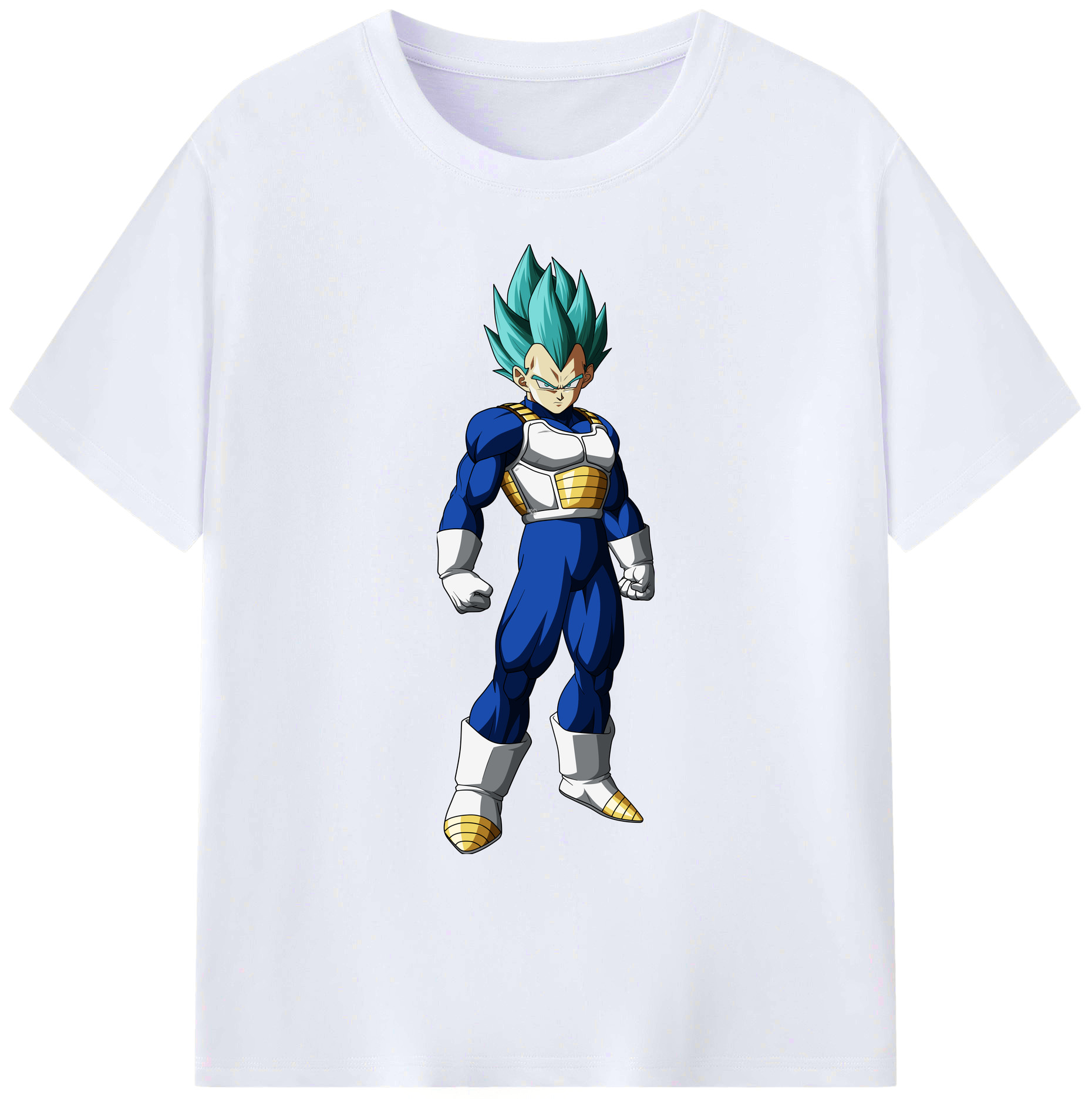 （画像用） ドラゴンボール ベジータ四世（Bejīta Yonsei）DRAGON BALL Vegeta IV 綿100％ メンズ半袖Tシャツ｜肌触りやわらか＆通気性