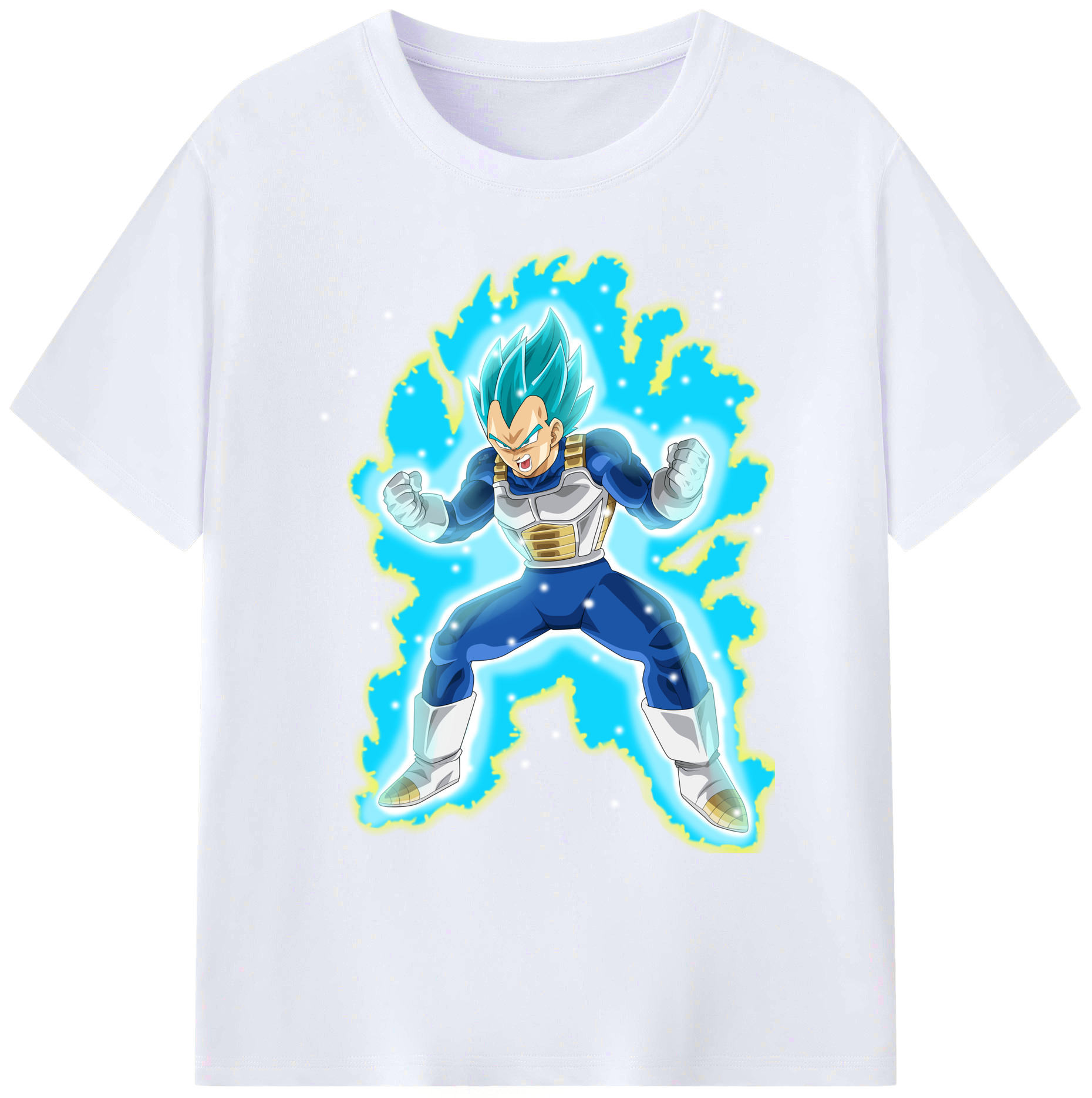 （画像用） ドラゴンボール ベジータ四世（Bejīta Yonsei）DRAGON BALL Vegeta IV 綿100％ メンズ半袖Tシャツ｜肌触りやわらか＆通気性