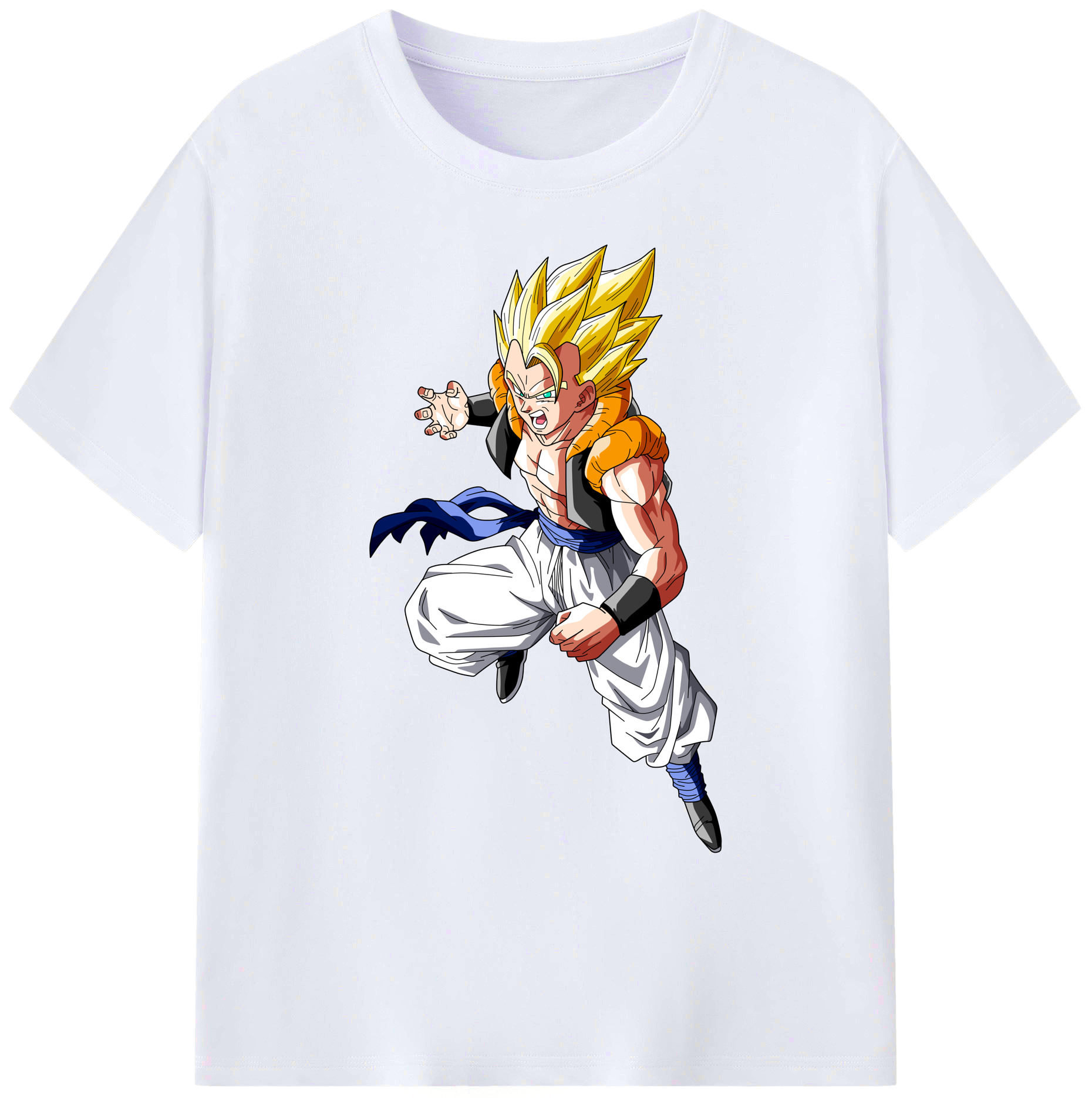 （画像用） ドラゴンボール ベジータ四世（Bejīta Yonsei）DRAGON BALL Vegeta IV 綿100％ メンズ半袖Tシャツ｜肌触りやわらか＆通気性