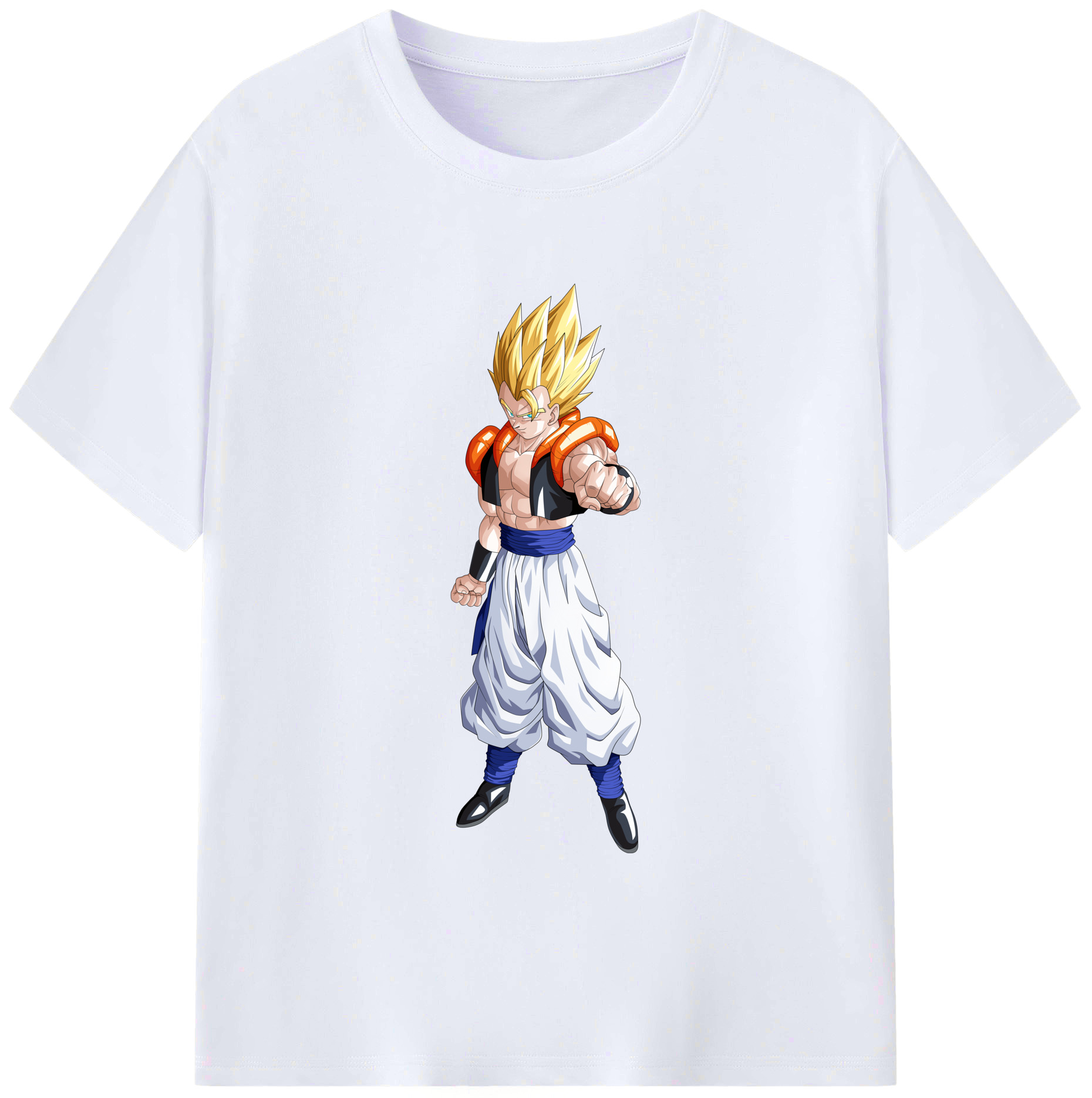 （画像用） ドラゴンボール ベジータ四世（Bejīta Yonsei）DRAGON BALL Vegeta IV 綿100％ メンズ半袖Tシャツ｜肌触りやわらか＆通気性