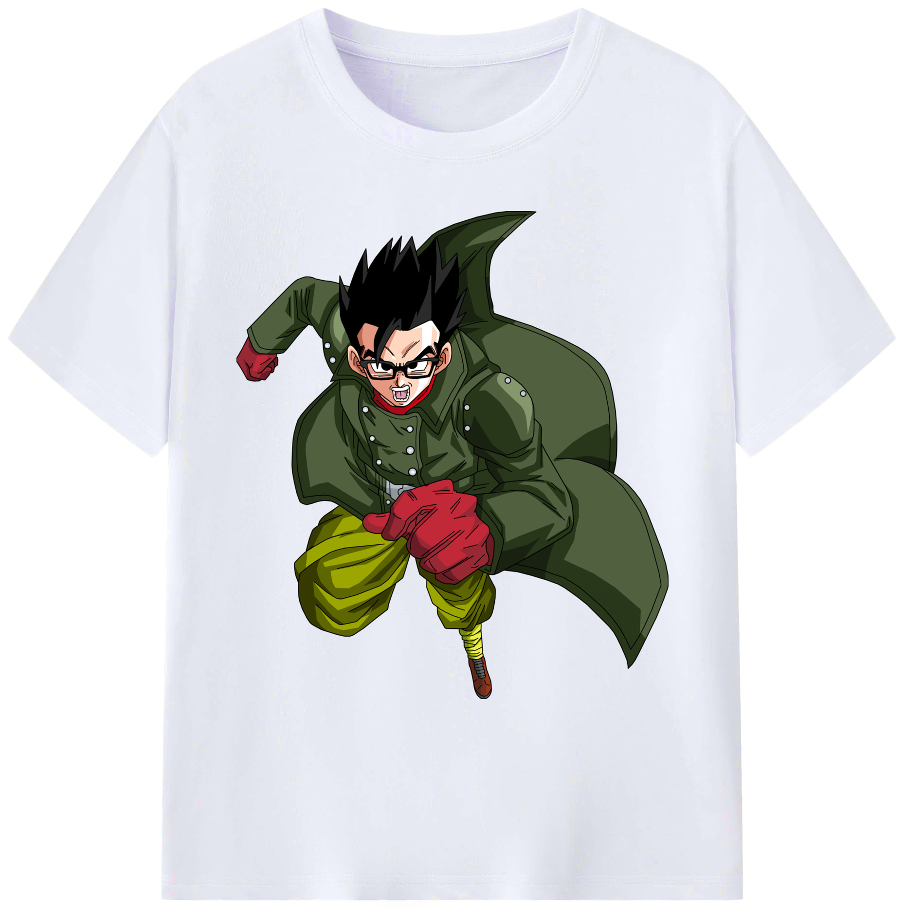 （画像用） ドラゴンボール 孫 悟飯（そんごはん）DRAGON BALL Son Gohan 綿100％ メンズ半袖Tシャツ｜肌触りやわらか＆通気性