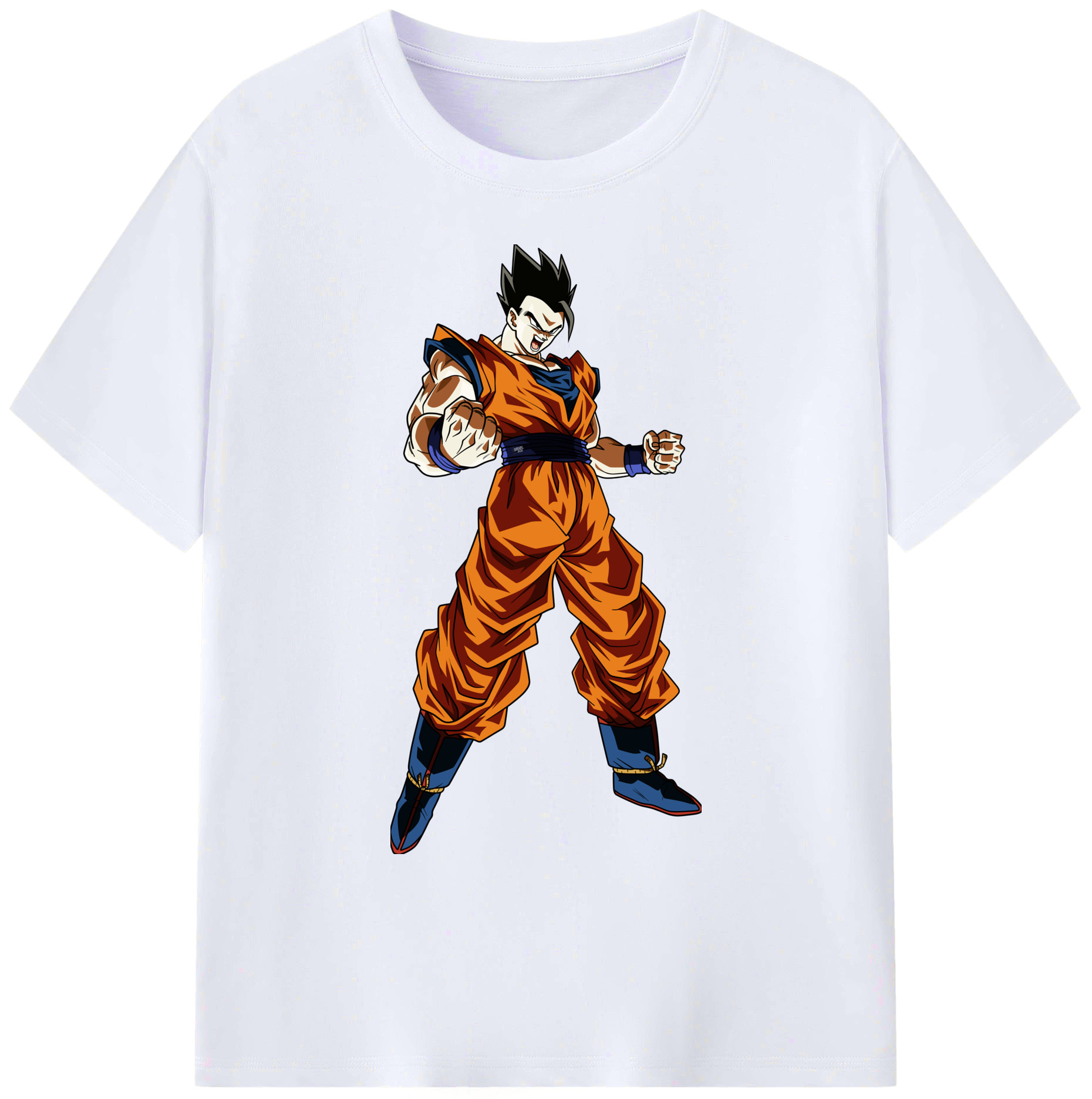 （画像用） ドラゴンボール 孫 悟飯（そんごはん）DRAGON BALL Son Gohan 綿100％ メンズ半袖Tシャツ｜肌触りやわらか＆通気性