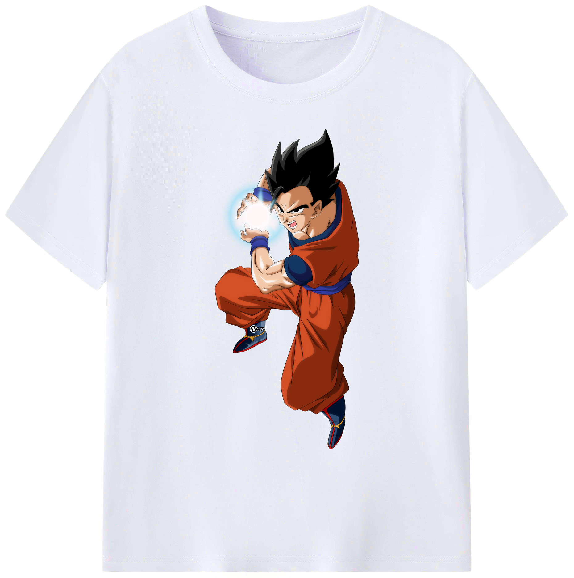 （画像用） ドラゴンボール 孫 悟飯（そんごはん）DRAGON BALL Son Gohan 綿100％ メンズ半袖Tシャツ｜肌触りやわらか＆通気性
