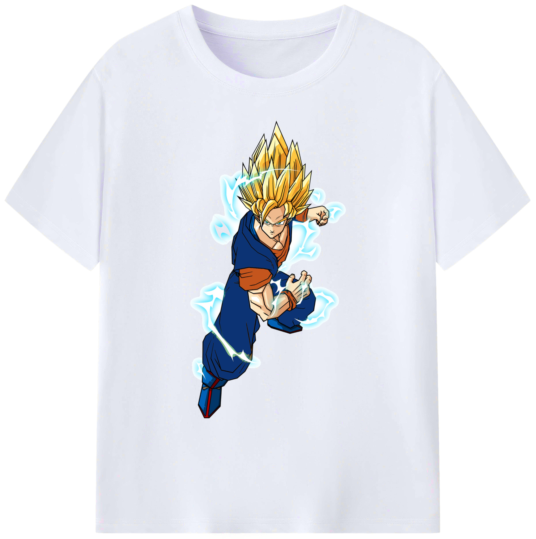 （画像用） ドラゴンボール 孫 悟飯（そんごはん）DRAGON BALL Son Gohan 綿100％ メンズ半袖Tシャツ｜肌触りやわらか＆通気性