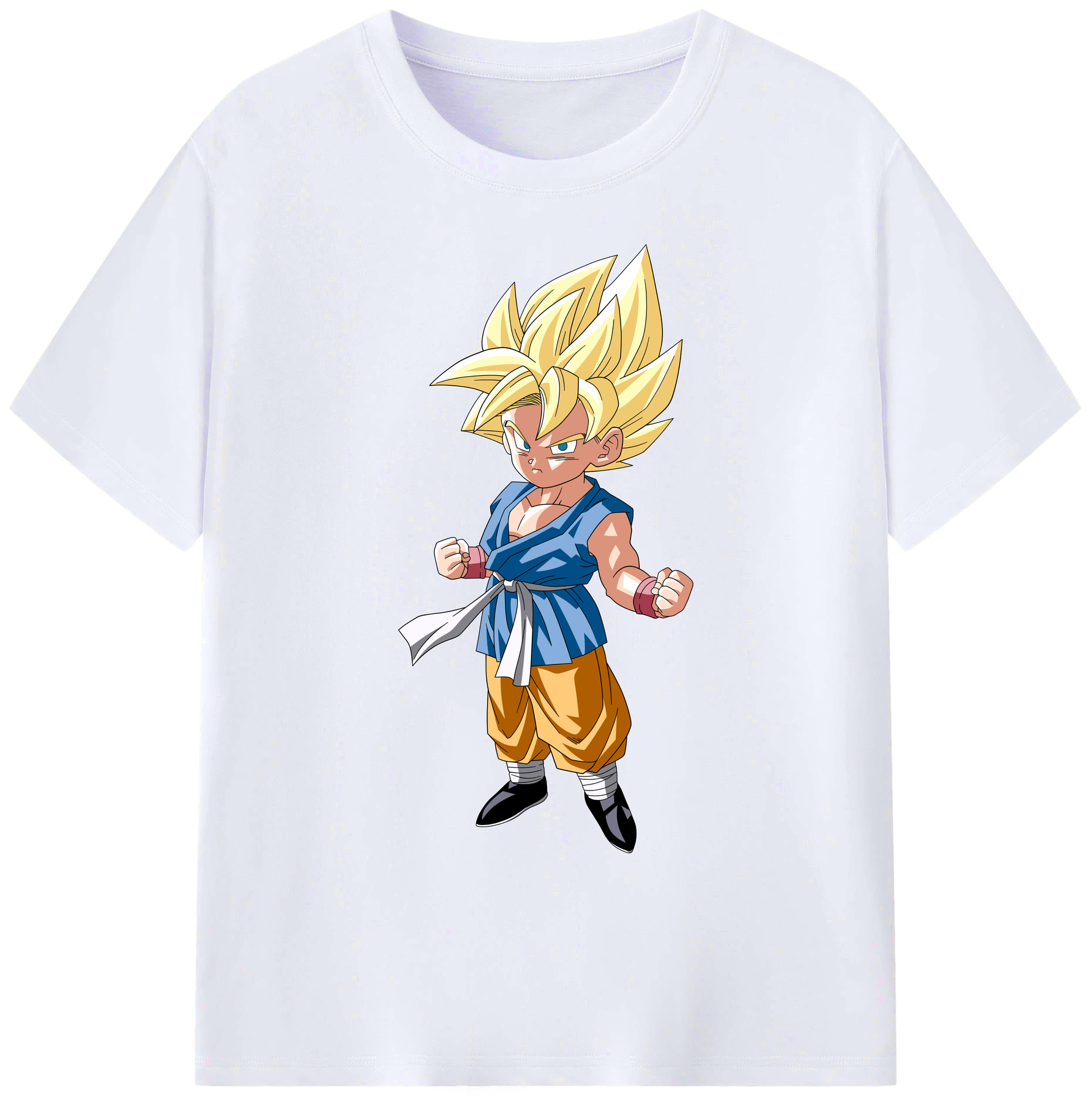 （画像用） ドラゴンボール 孫 悟飯（そんごはん）DRAGON BALL Son Gohan 綿100％ メンズ半袖Tシャツ｜肌触りやわらか＆通気性