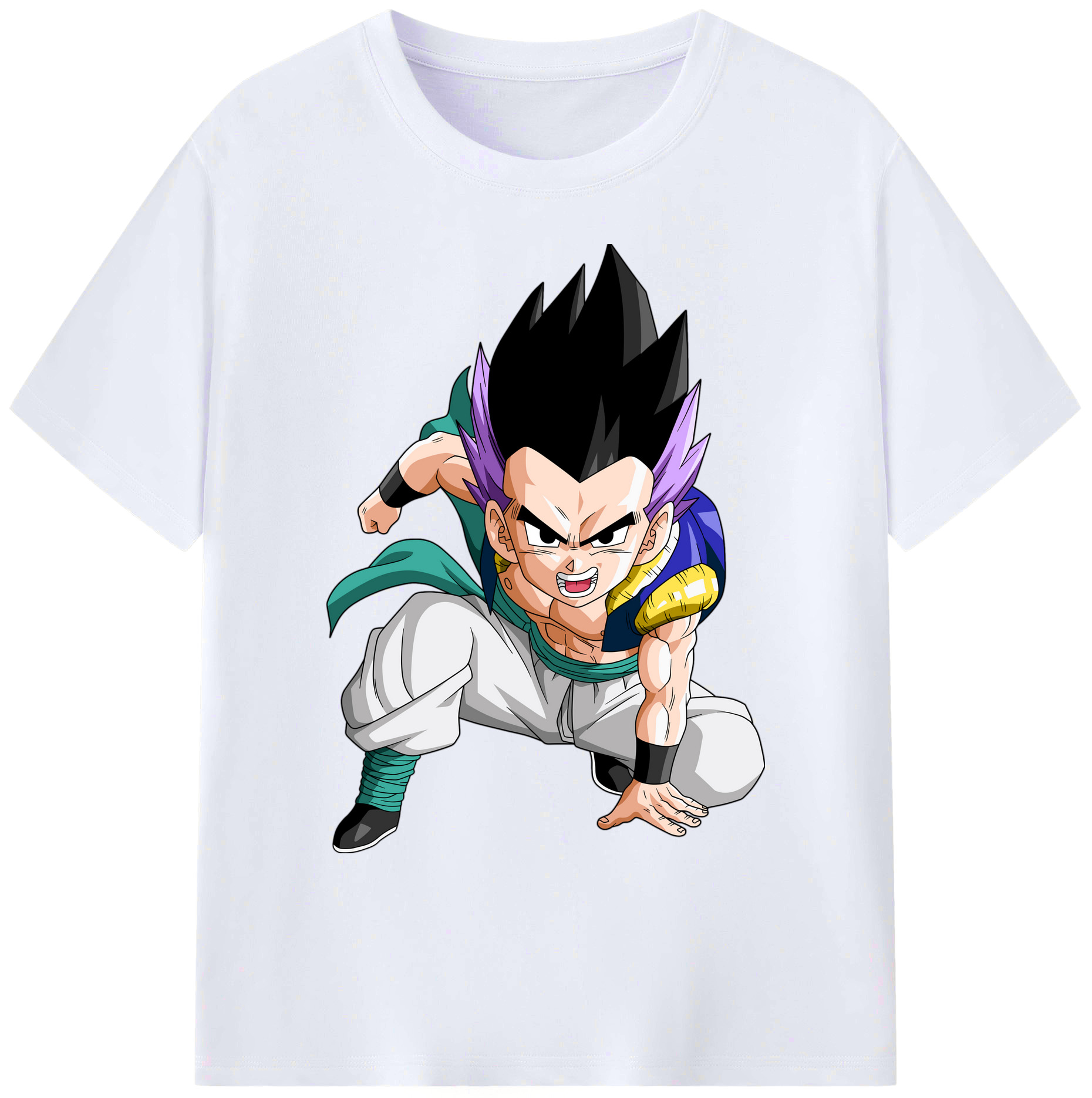 （画像用） ドラゴンボール 孫 悟飯（そんごはん）DRAGON BALL Son Gohan 綿100％ メンズ半袖Tシャツ｜肌触りやわらか＆通気性