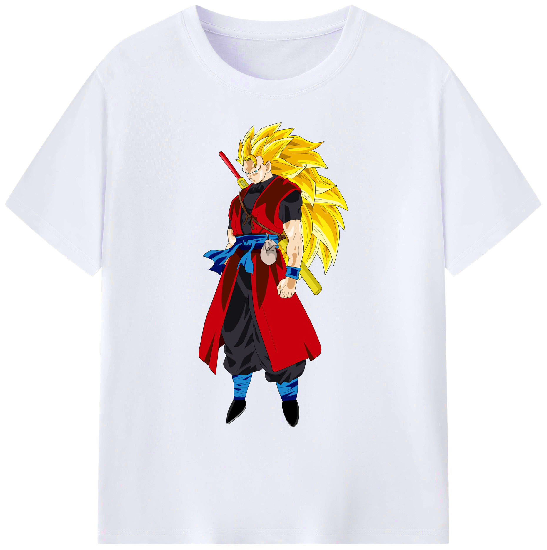 （画像用） ドラゴンボール トランクス（Torankusu）DRAGON BALL Trunks 綿100％ メンズ半袖Tシャツ｜肌触りやわらか＆通気性
