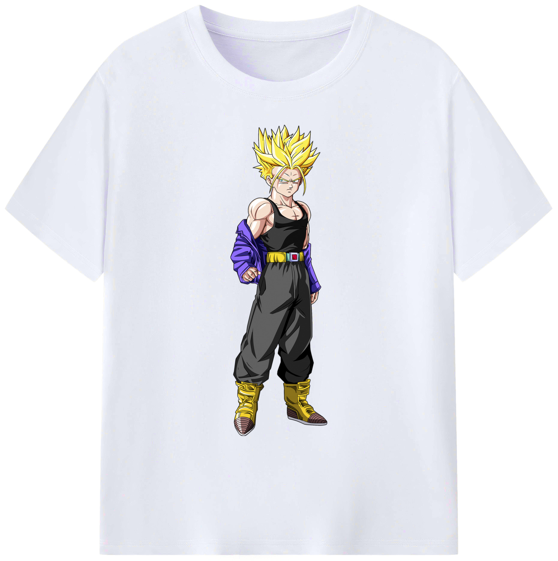 （画像用） ドラゴンボール トランクス（Torankusu）DRAGON BALL Trunks 綿100％ メンズ半袖Tシャツ｜肌触りやわらか＆通気性