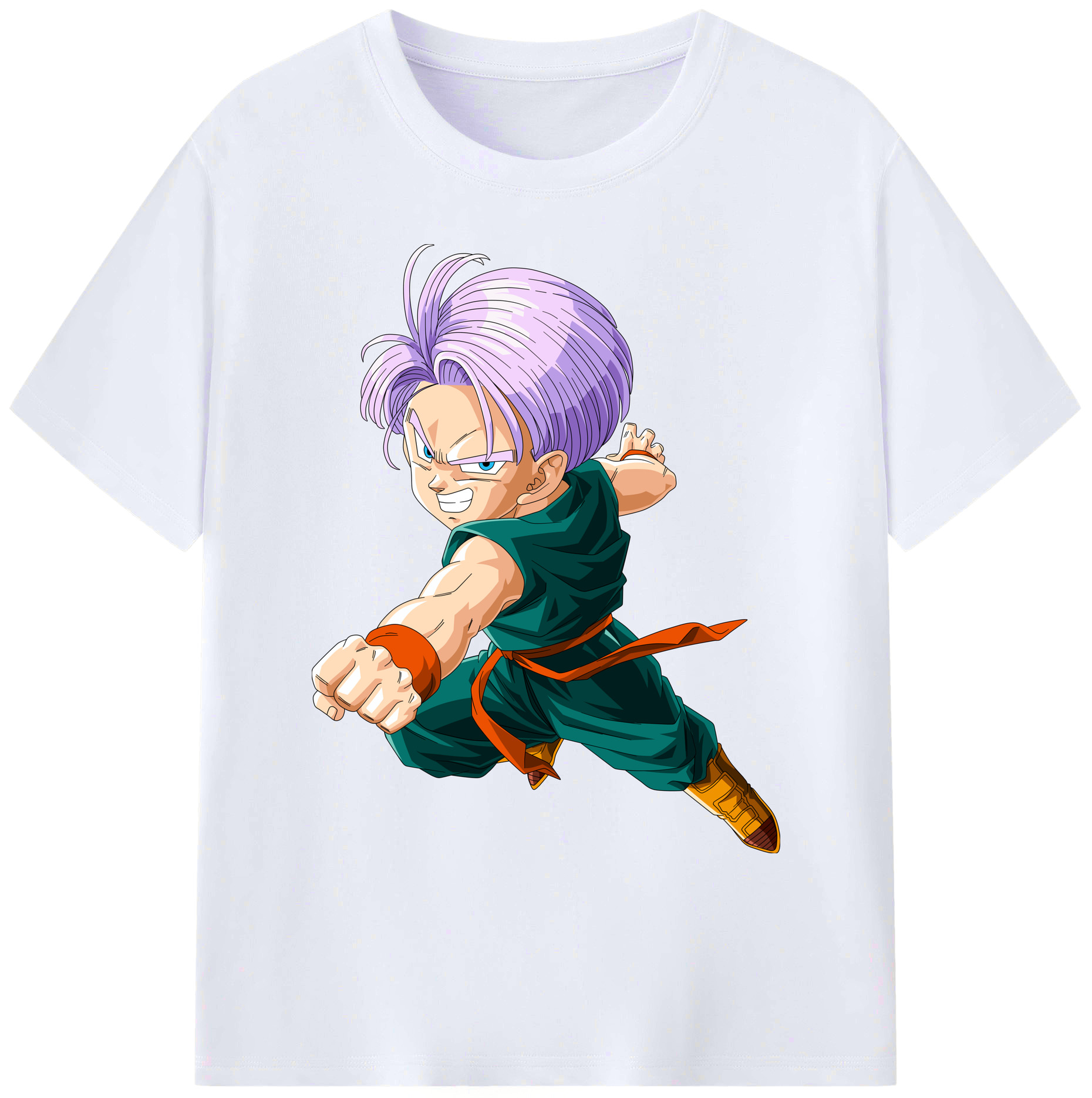 （画像用） ドラゴンボール トランクス（Torankusu）DRAGON BALL Trunks 綿100％ メンズ半袖Tシャツ｜肌触りやわらか＆通気性