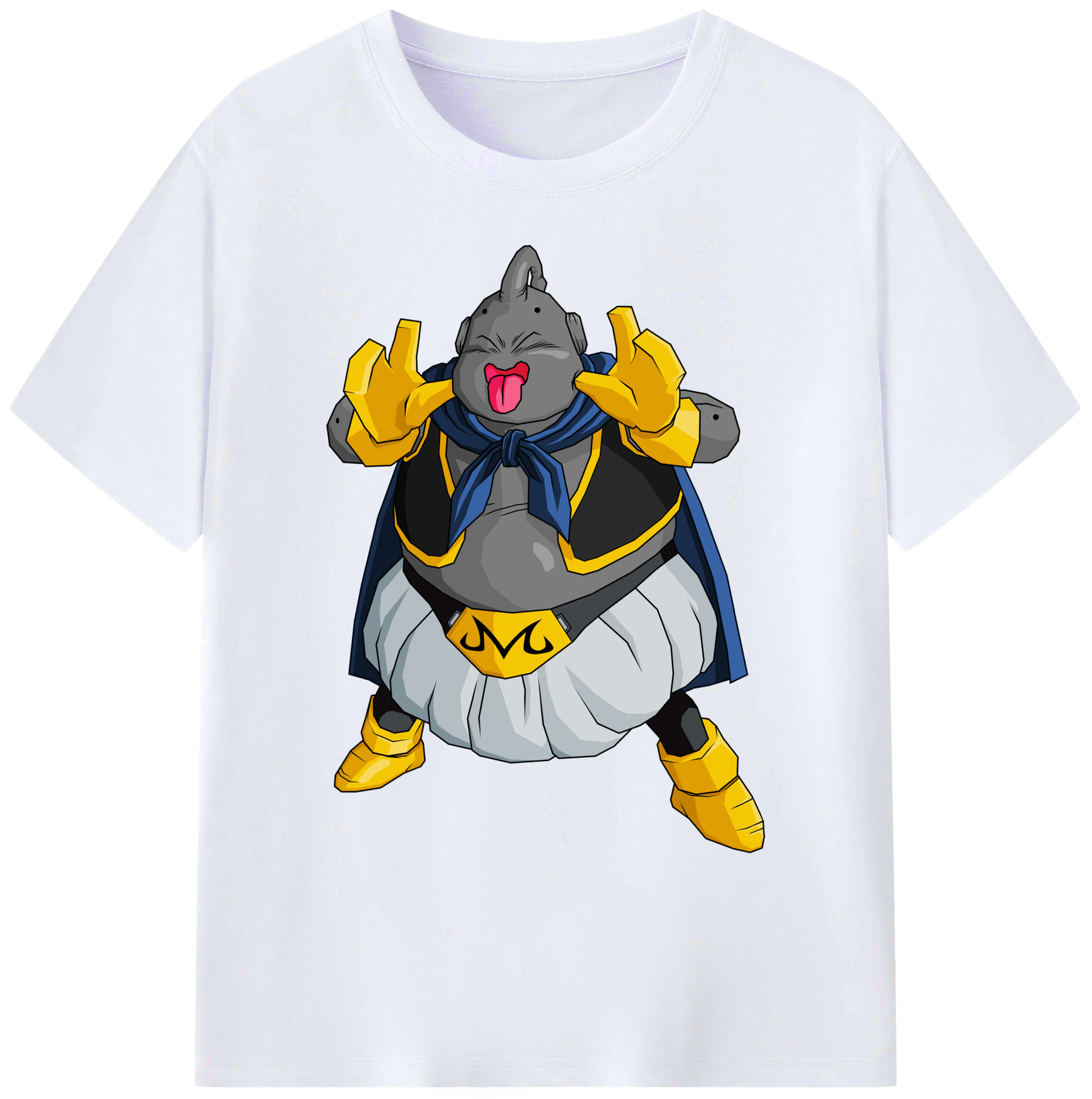 （画像用） ドラゴンボール 魔人ブウ DRAGON BALL Majin Buu 綿100％ メンズ半袖Tシャツ｜肌触りやわらか＆通気性