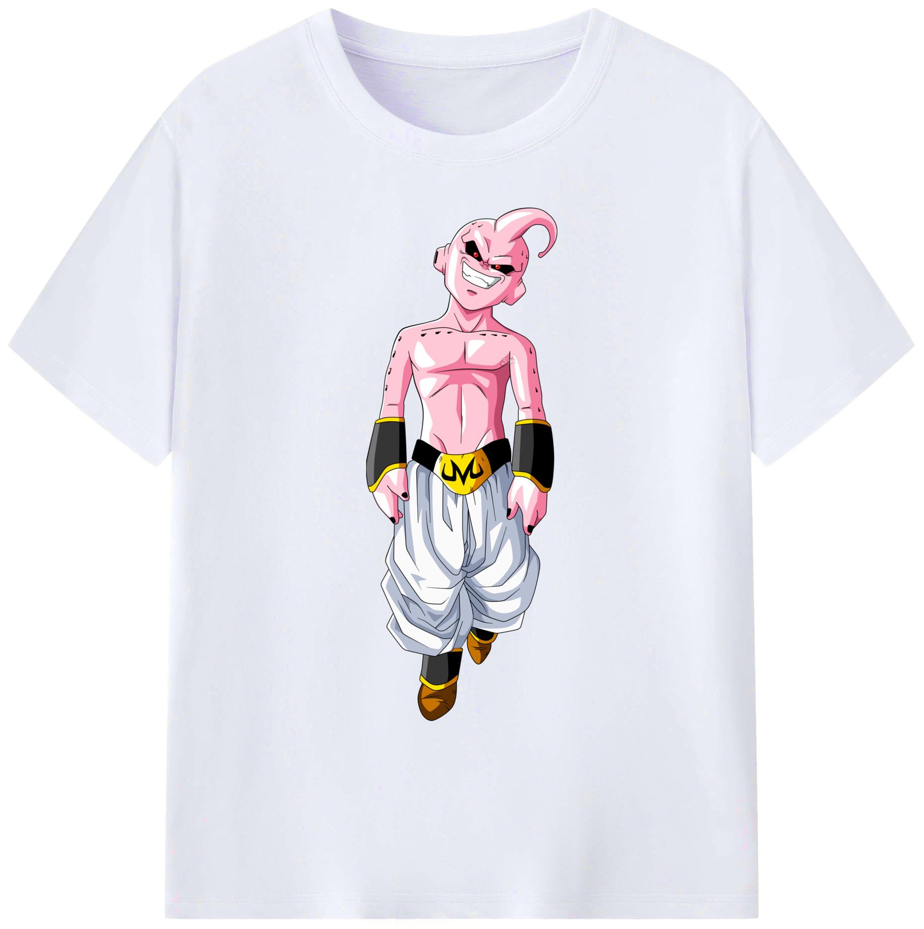 （画像用） ドラゴンボール 魔人ブウ DRAGON BALL Majin Buu 綿100％ メンズ半袖Tシャツ｜肌触りやわらか＆通気性