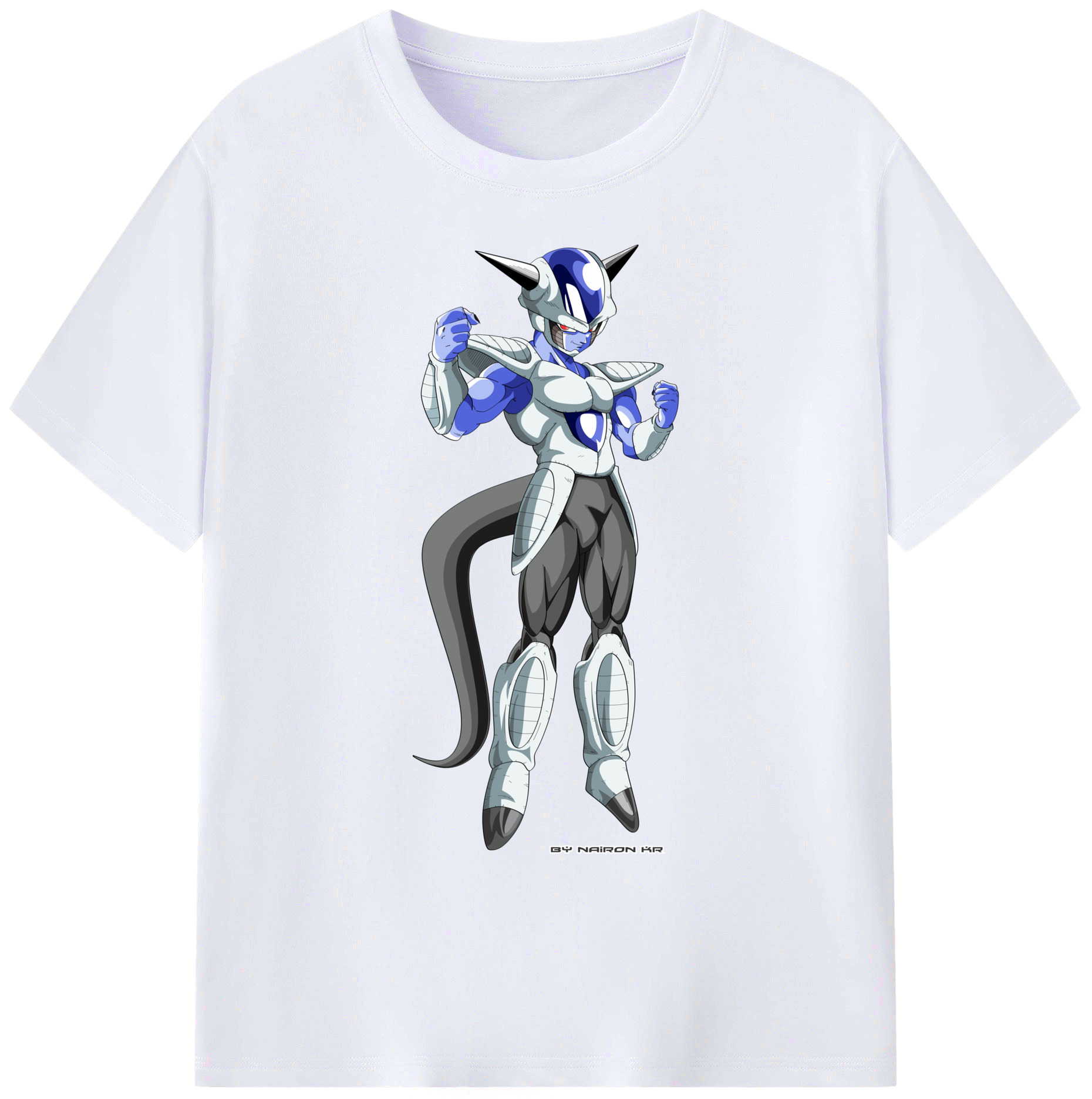 （画像用） ドラゴンボール フリーザ DRAGON BALL Frieza 綿100％ メンズ半袖Tシャツ｜肌触りやわらか＆通気性