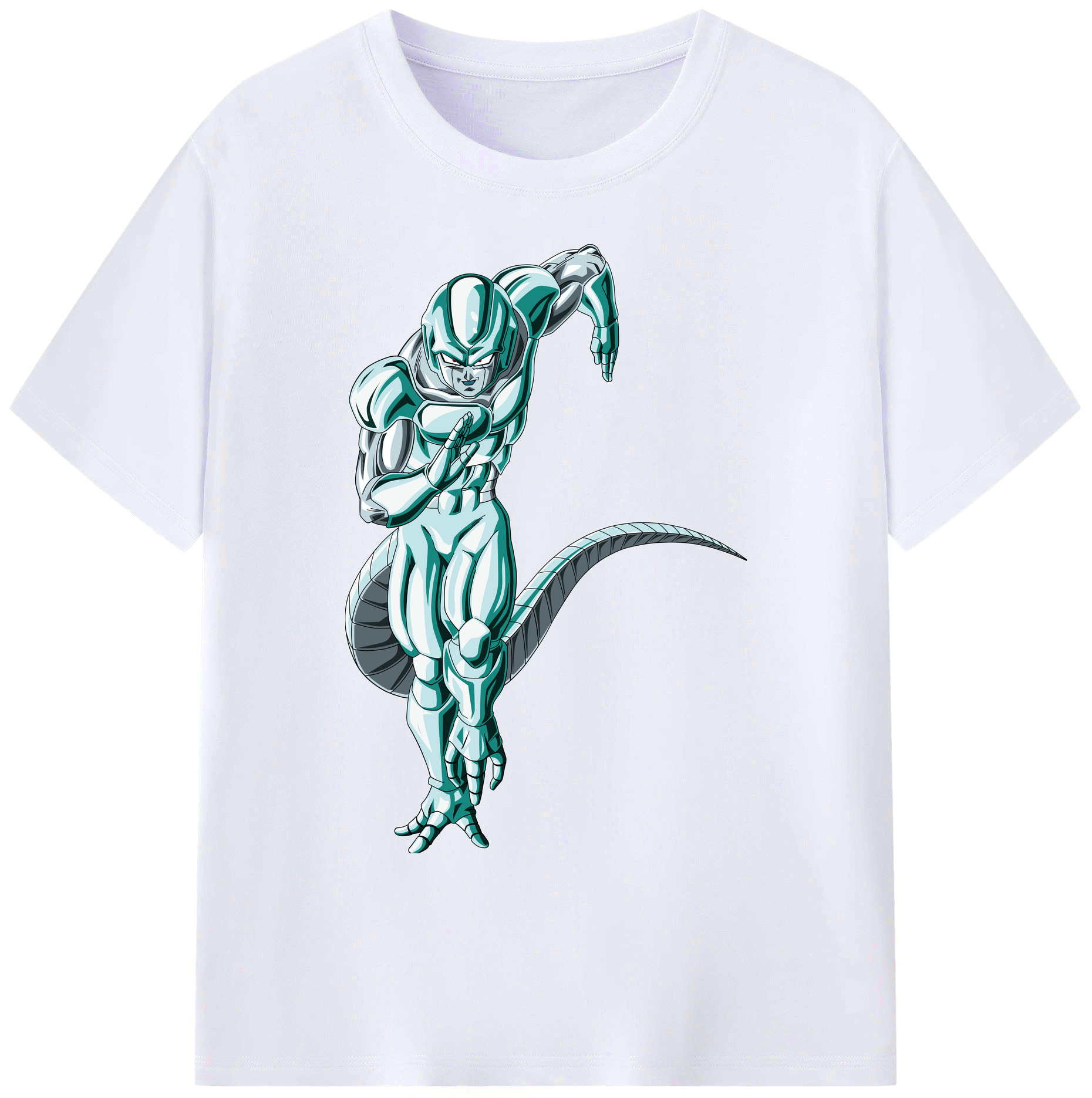 （画像用） ドラゴンボール フリーザ DRAGON BALL Frieza 綿100％ メンズ半袖Tシャツ｜肌触りやわらか＆通気性
