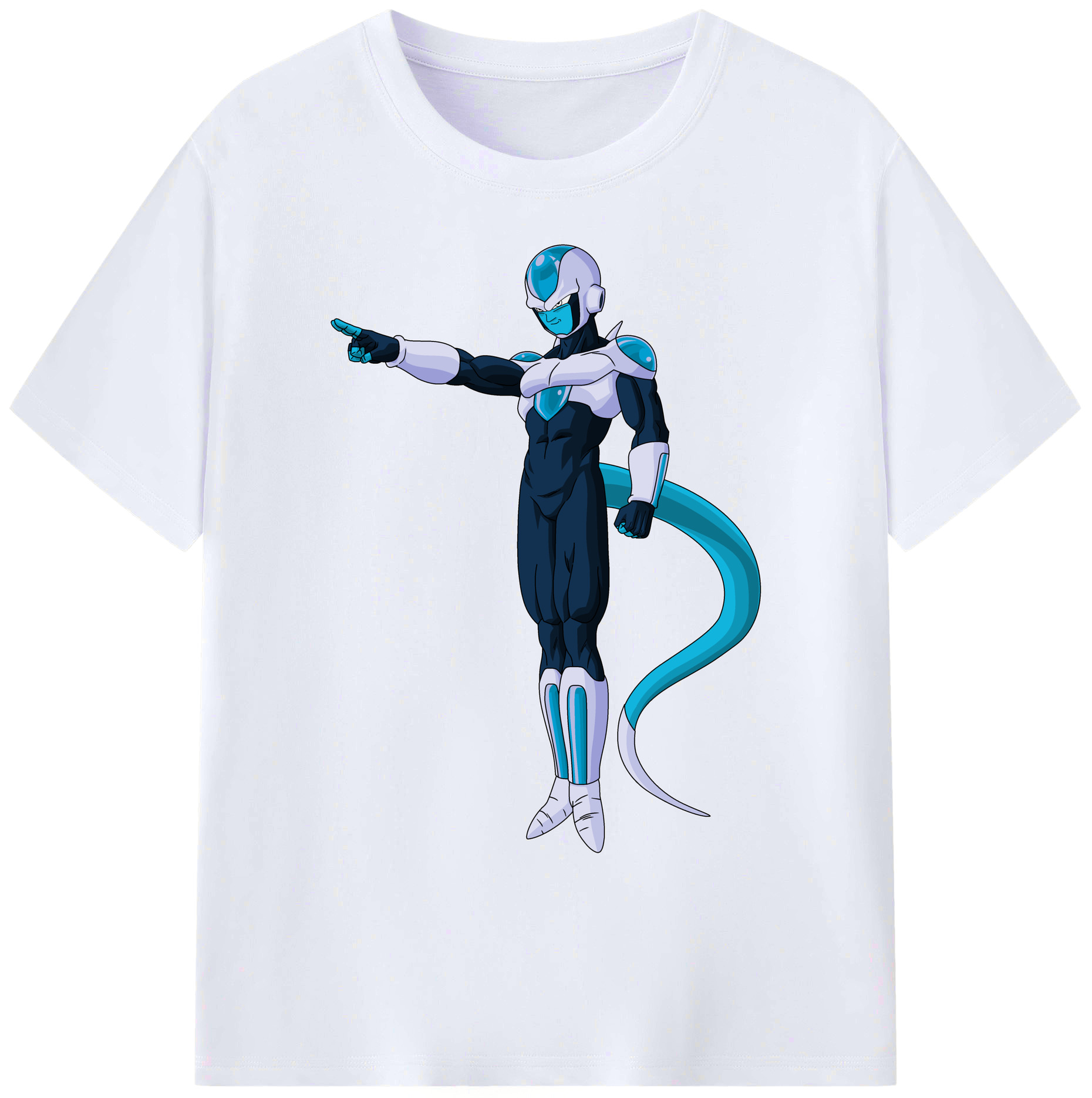 （画像用） ドラゴンボール フリーザ DRAGON BALL Frieza 綿100％ メンズ半袖Tシャツ｜肌触りやわらか＆通気性