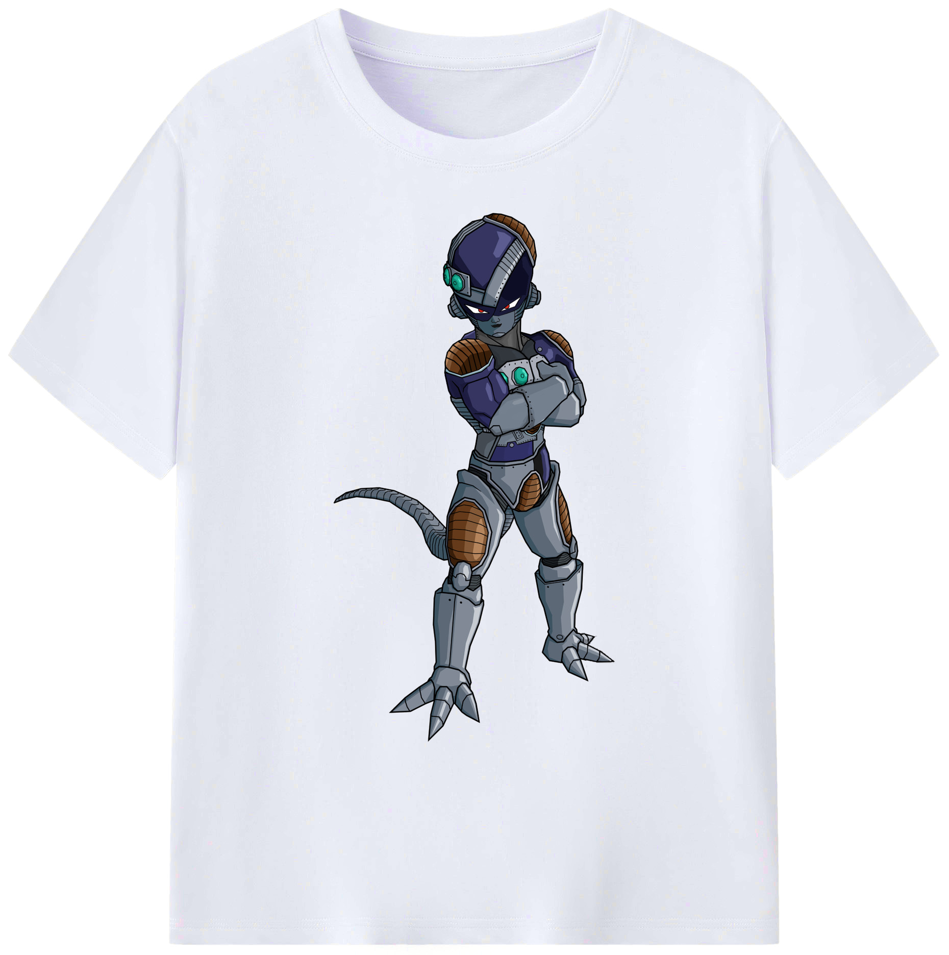 （画像用） ドラゴンボール フリーザ DRAGON BALL Frieza 綿100％ メンズ半袖Tシャツ｜肌触りやわらか＆通気性