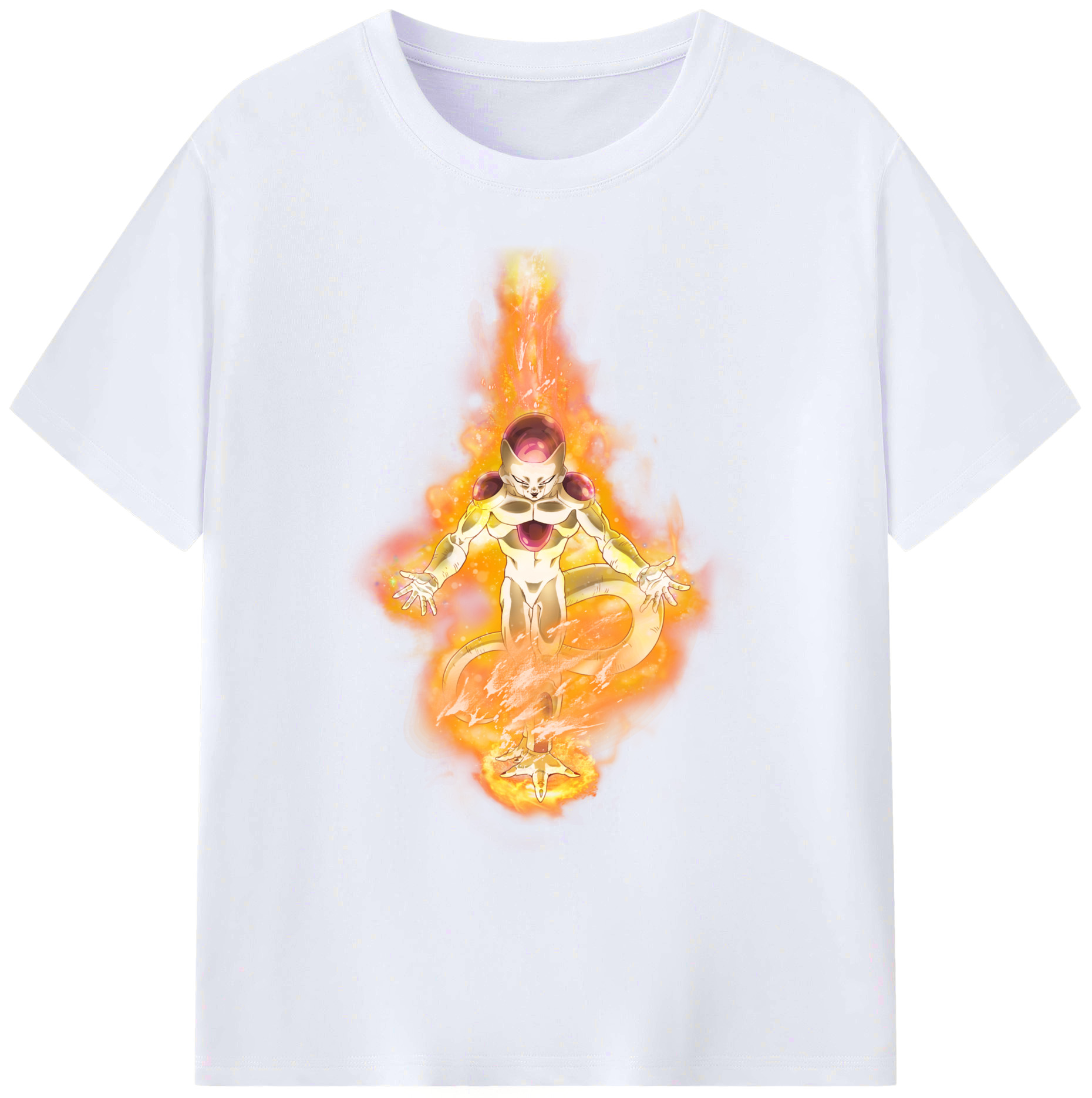 （画像用） ドラゴンボール フリーザ DRAGON BALL Frieza 綿100％ メンズ半袖Tシャツ｜肌触りやわらか＆通気性