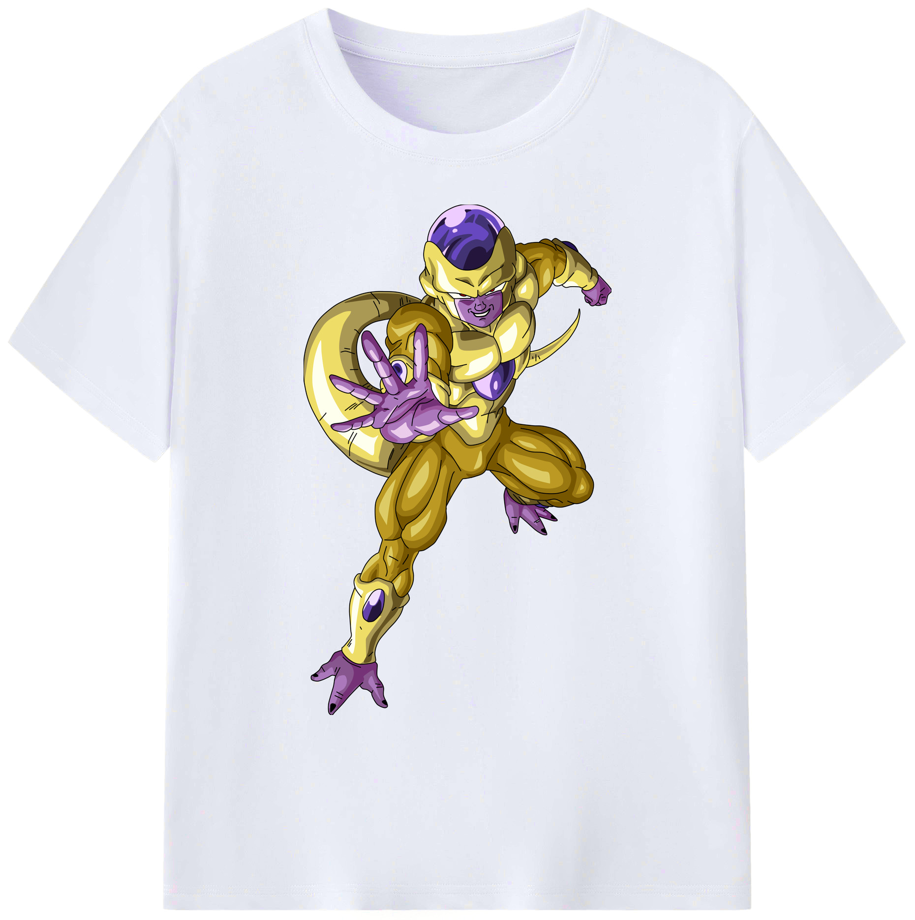 （画像用） ドラゴンボール フリーザ DRAGON BALL Frieza 綿100％ メンズ半袖Tシャツ｜肌触りやわらか＆通気性