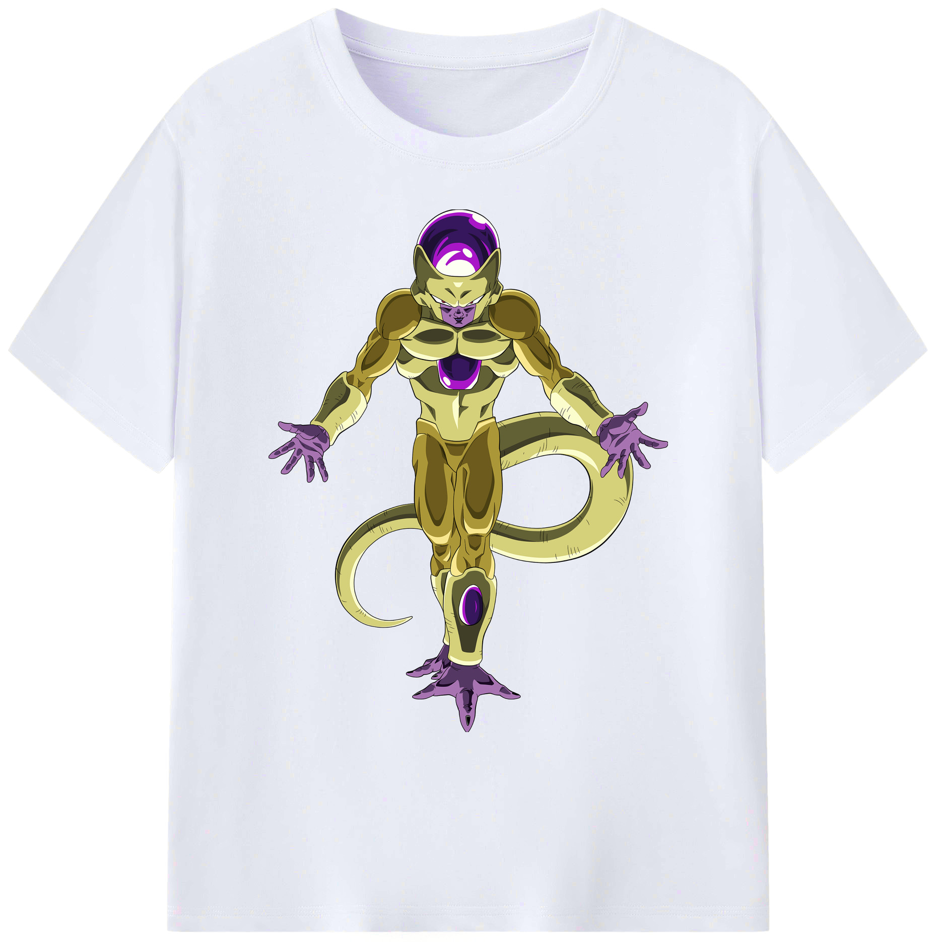 （画像用） ドラゴンボール フリーザ DRAGON BALL Frieza 綿100％ メンズ半袖Tシャツ｜肌触りやわらか＆通気性