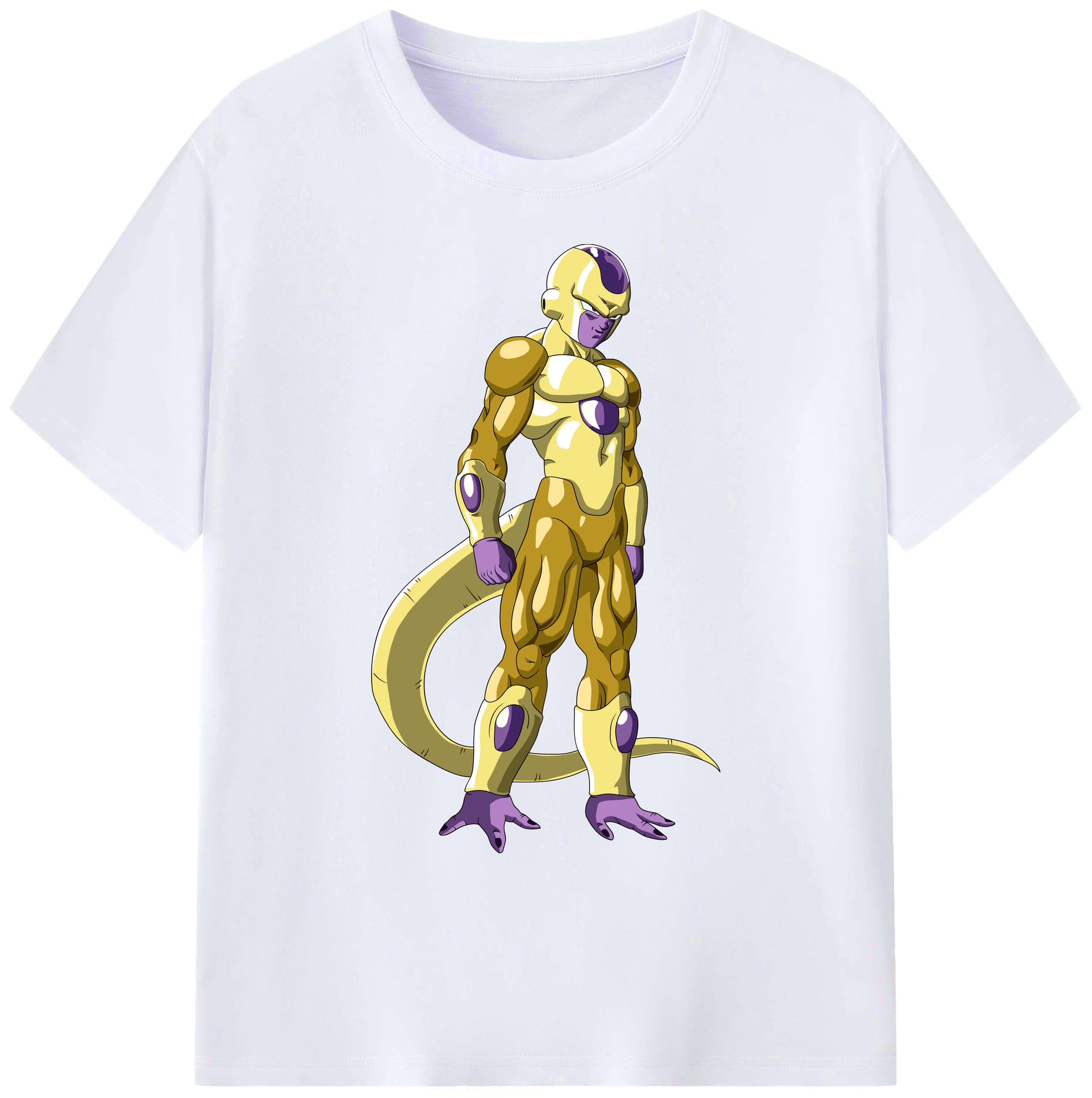 （画像用） ドラゴンボール フリーザ DRAGON BALL Frieza 綿100％ メンズ半袖Tシャツ｜肌触りやわらか＆通気性