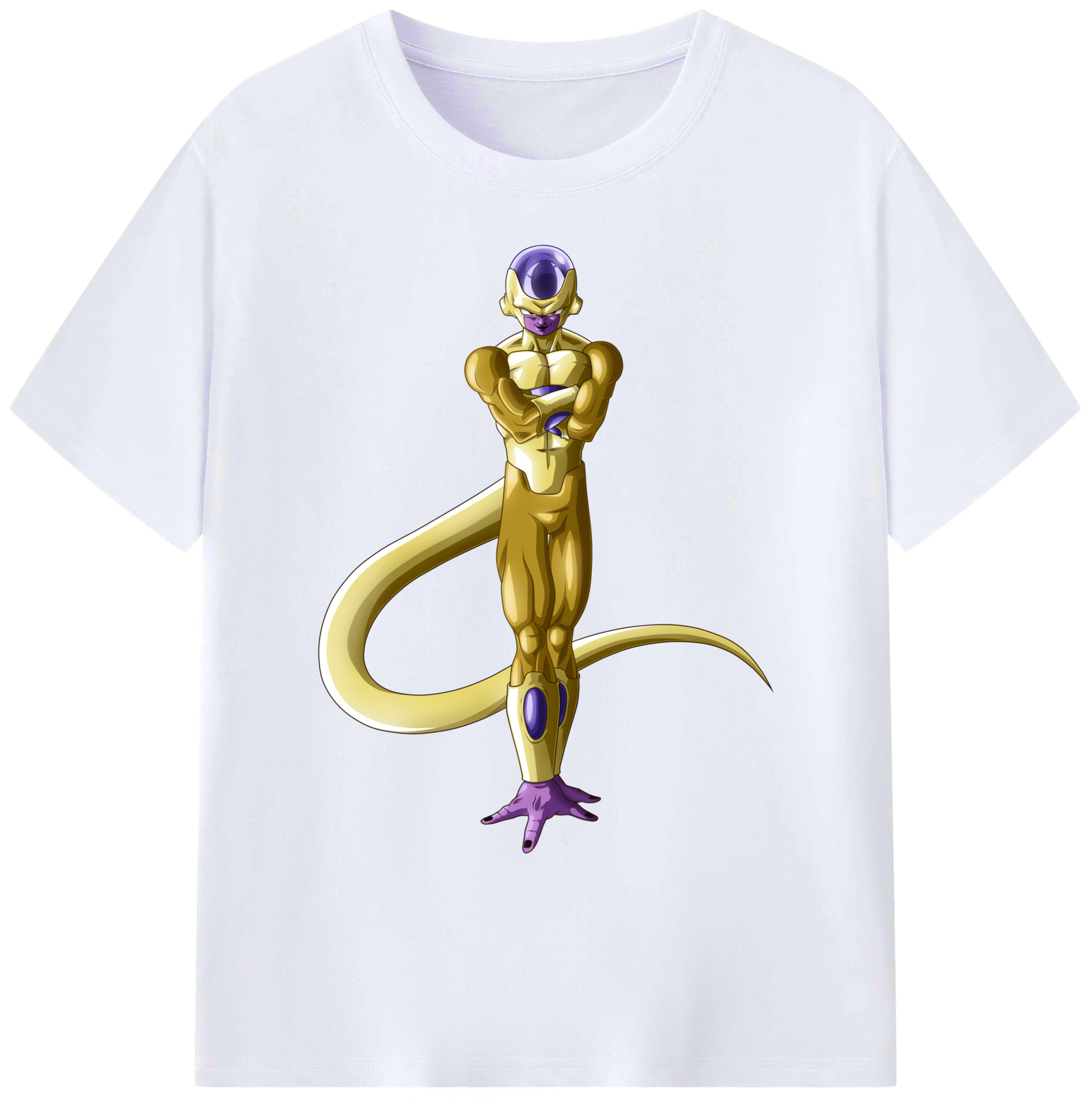 （画像用） ドラゴンボール フリーザ DRAGON BALL Frieza 綿100％ メンズ半袖Tシャツ｜肌触りやわらか＆通気性