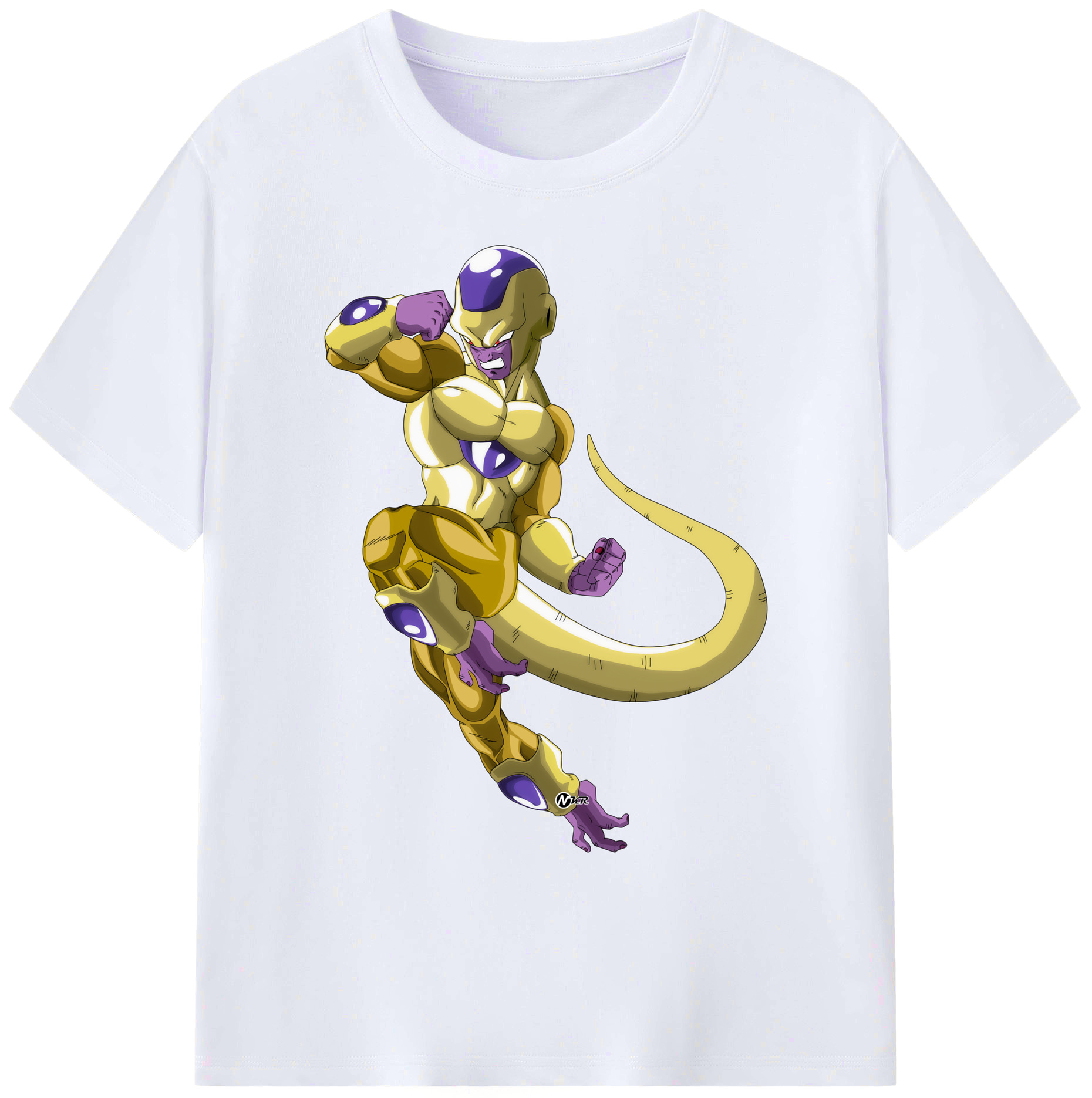 （画像用） ドラゴンボール フリーザ DRAGON BALL Frieza 綿100％ メンズ半袖Tシャツ｜肌触りやわらか＆通気性