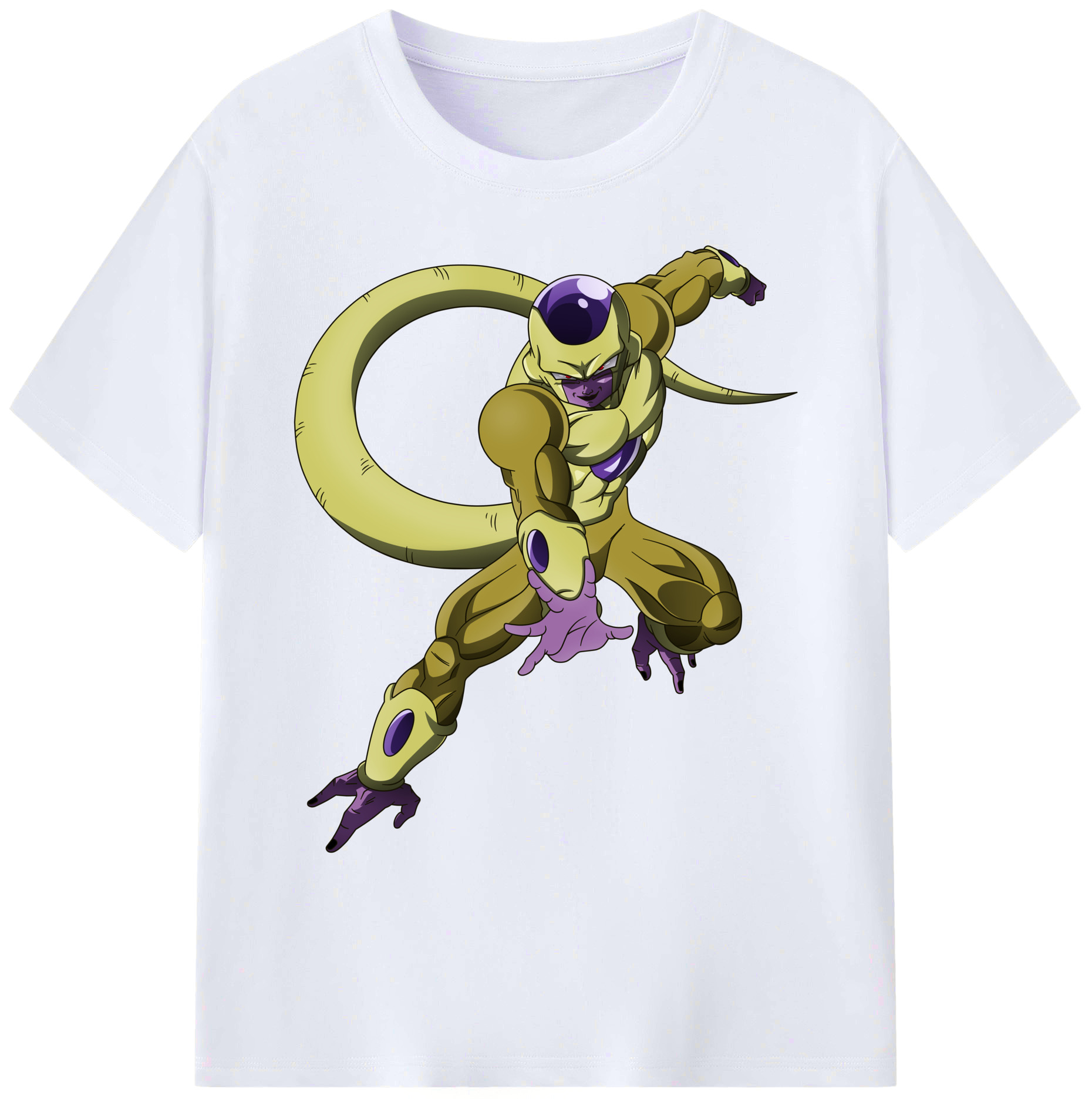 （画像用） ドラゴンボール フリーザ DRAGON BALL Frieza 綿100％ メンズ半袖Tシャツ｜肌触りやわらか＆通気性