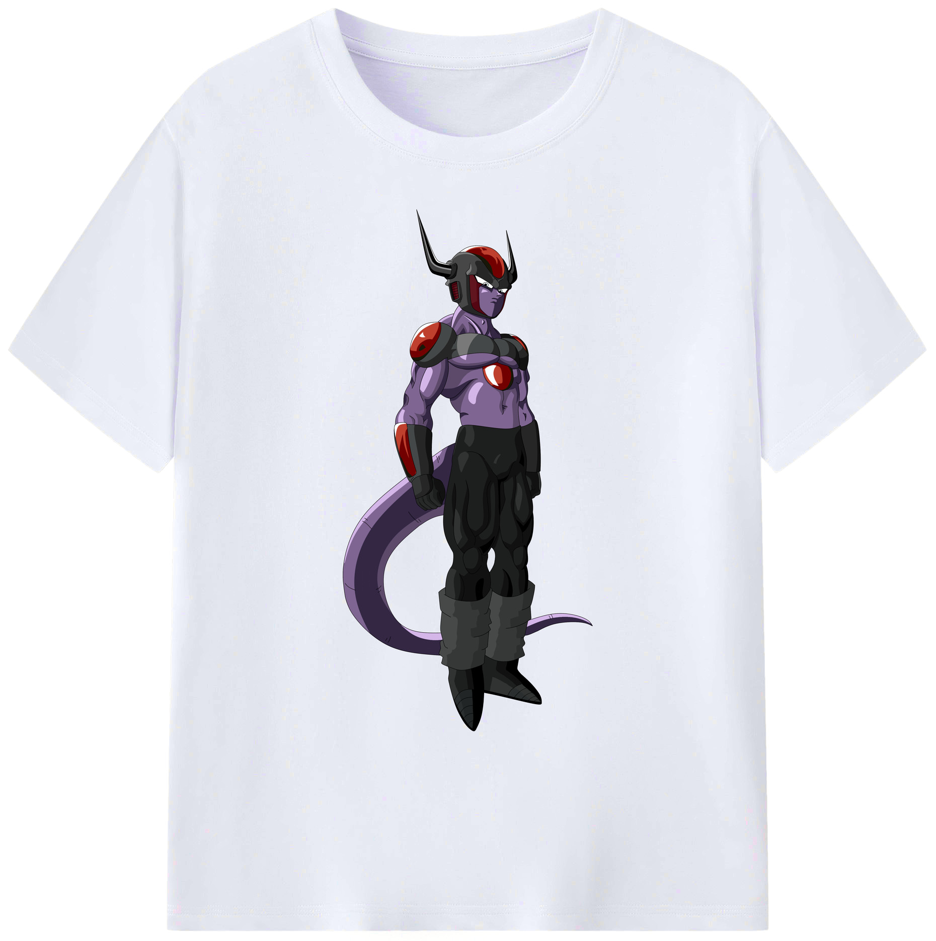 （画像用） ドラゴンボール フリーザ DRAGON BALL Frieza 綿100％ メンズ半袖Tシャツ｜肌触りやわらか＆通気性