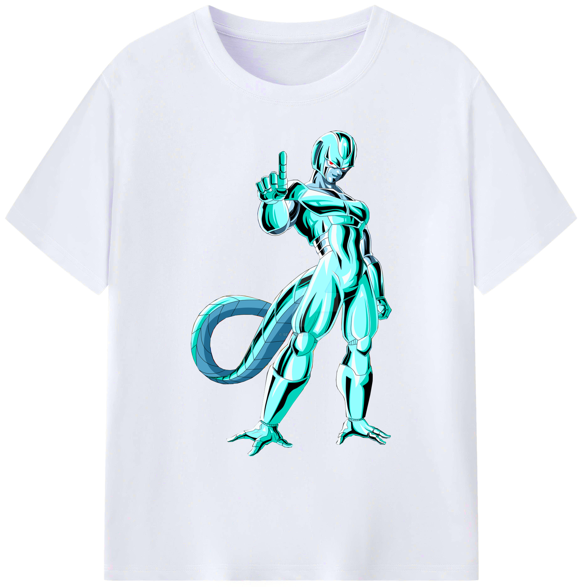 （画像用） ドラゴンボール クウラ DRAGON BALL Cooler Coora 綿100％ メンズ半袖Tシャツ｜肌触りやわらか＆通気性
