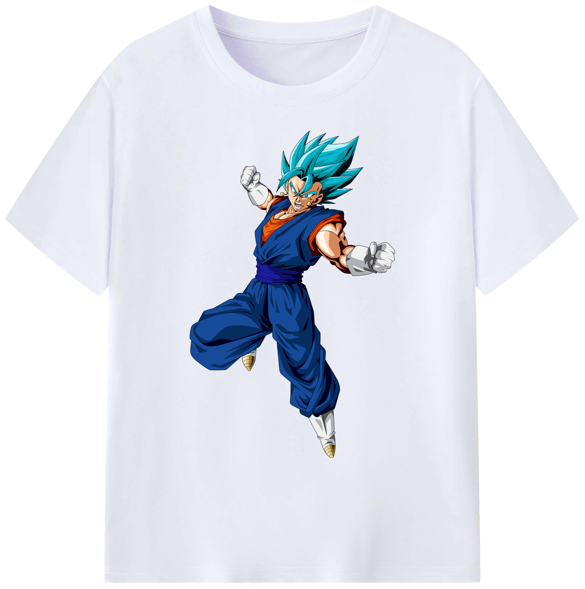 （画像用） ドラゴンボール ベジット DRAGON BALL Vegetto 綿100％ メンズ半袖Tシャツ｜肌触りやわらか＆通気性
