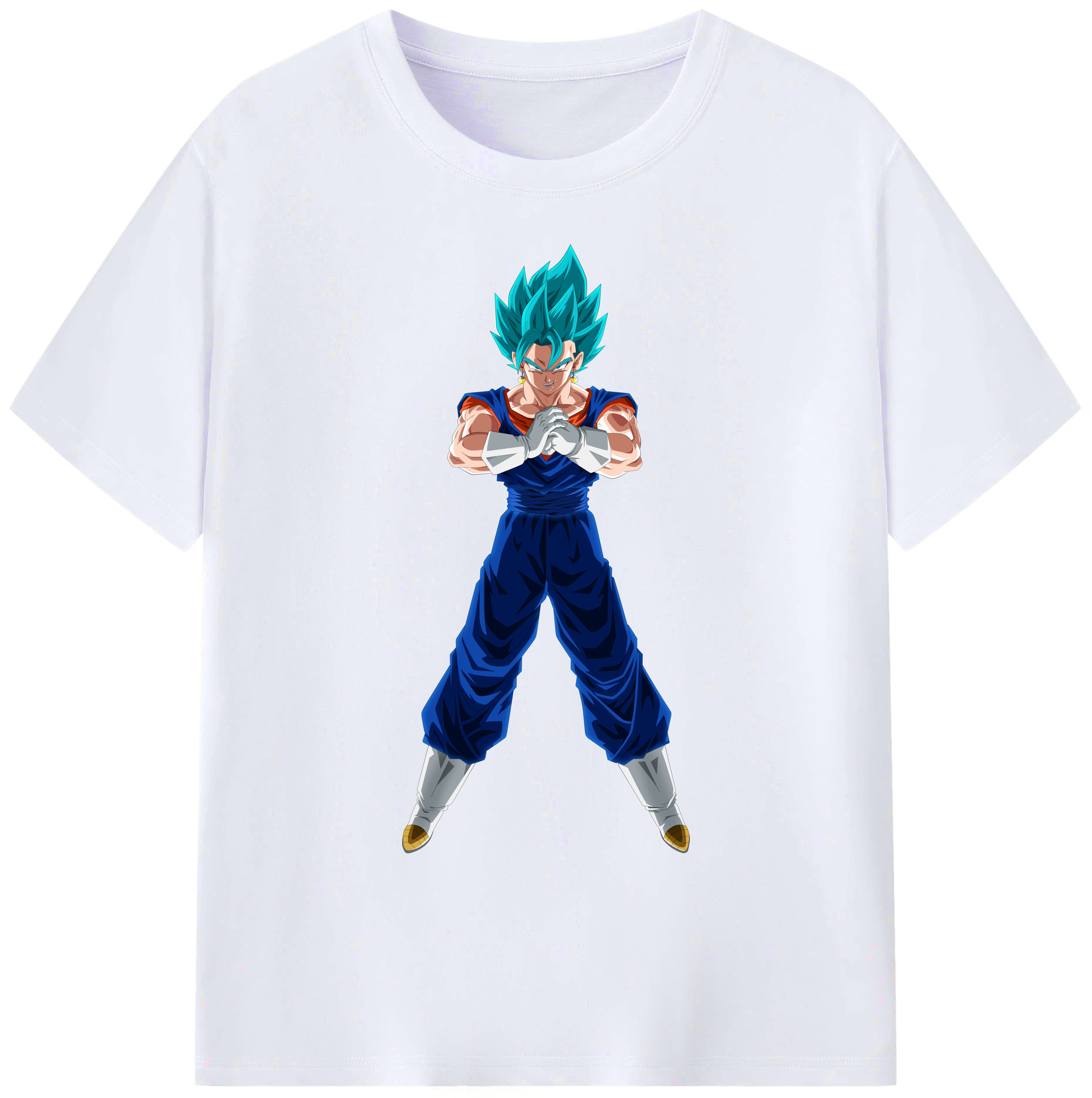 （画像用） ドラゴンボール ベジット DRAGON BALL Vegetto 綿100％ メンズ半袖Tシャツ｜肌触りやわらか＆通気性