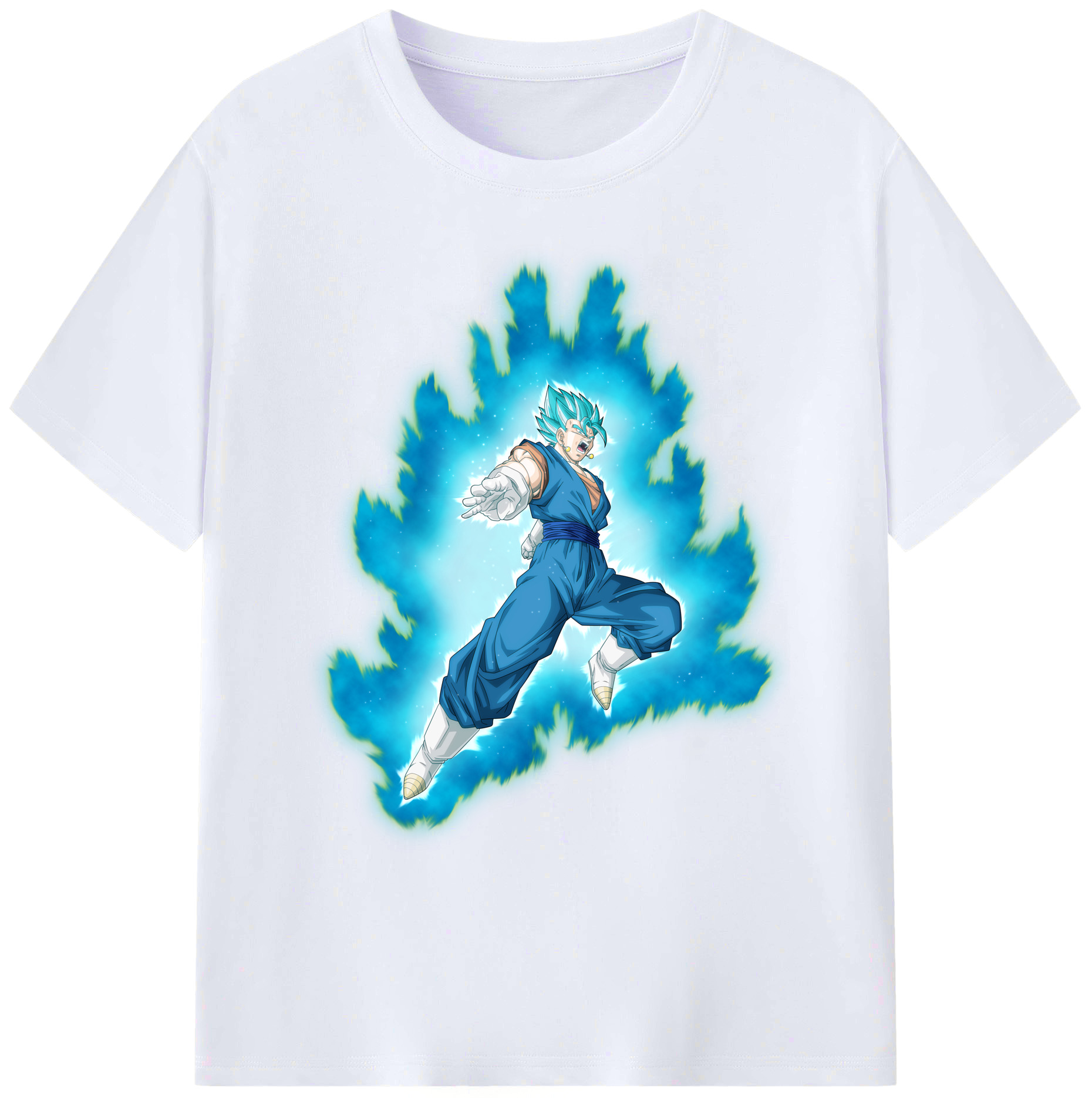 （画像用） ドラゴンボール ベジット DRAGON BALL Vegetto 綿100％ メンズ半袖Tシャツ｜肌触りやわらか＆通気性