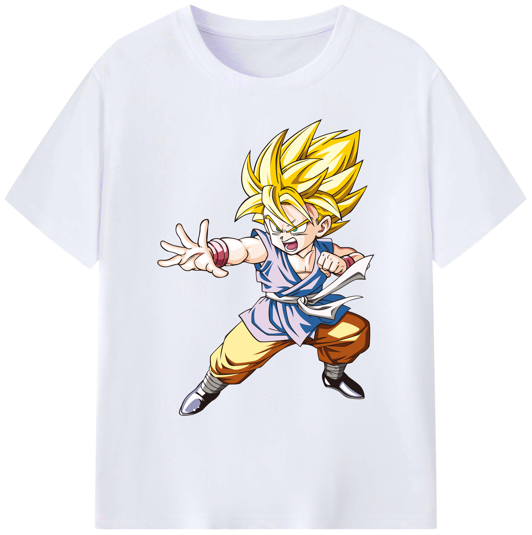 （画像用） ドラゴンボール ベジット DRAGON BALL Vegetto 綿100％ メンズ半袖Tシャツ｜肌触りやわらか＆通気性