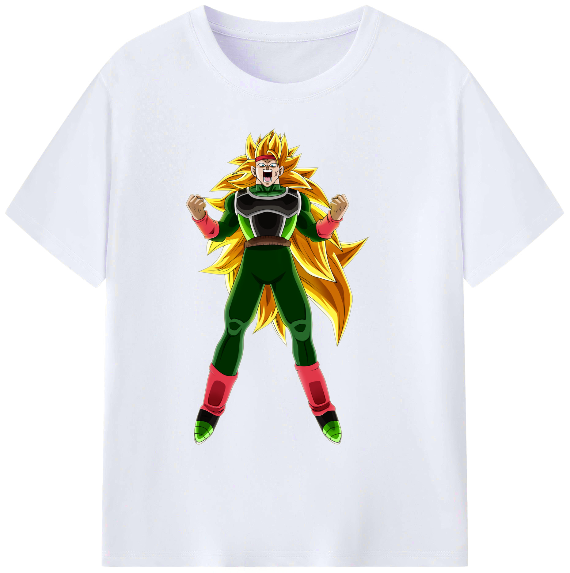 （画像用） ドラゴンボール ブロリー DRAGON BALL Broli 綿100％ メンズ半袖Tシャツ｜肌触りやわらか＆通気性