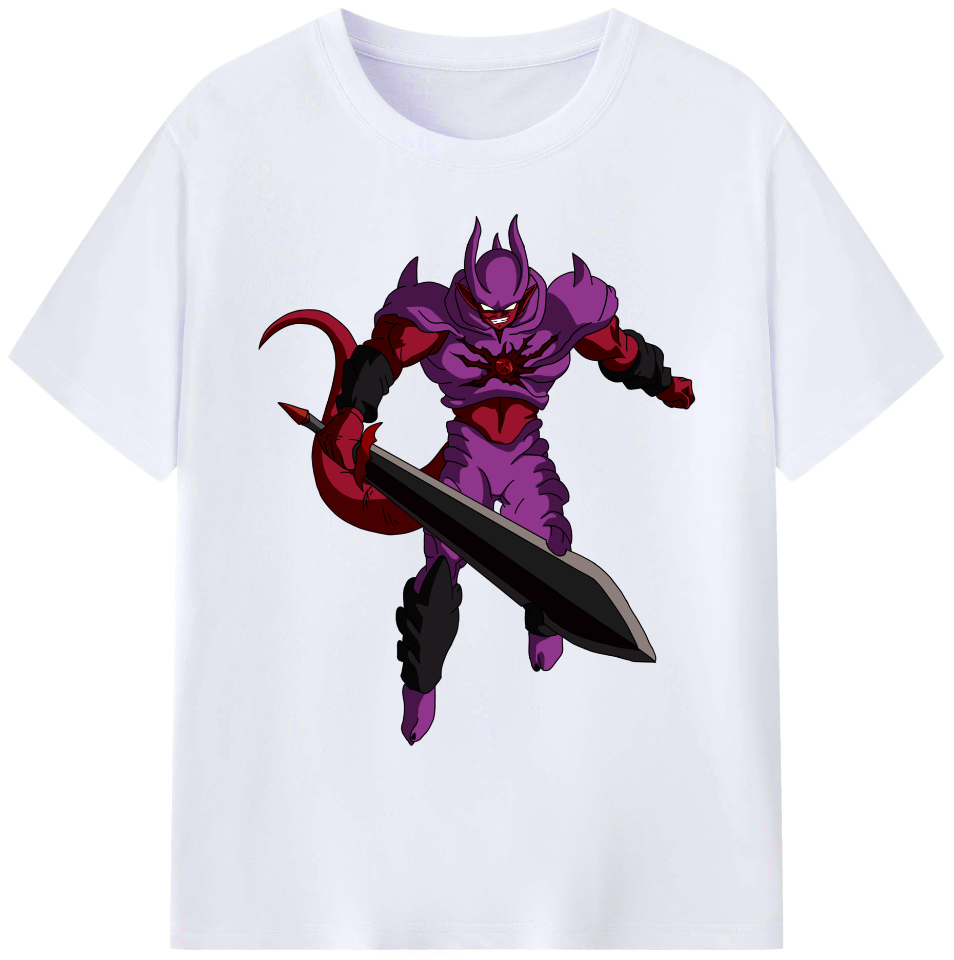（画像用） ドラゴンボール ジャネンバ DRAGON BALL Janemba 綿100％ メンズ半袖Tシャツ｜肌触りやわらか＆通気性